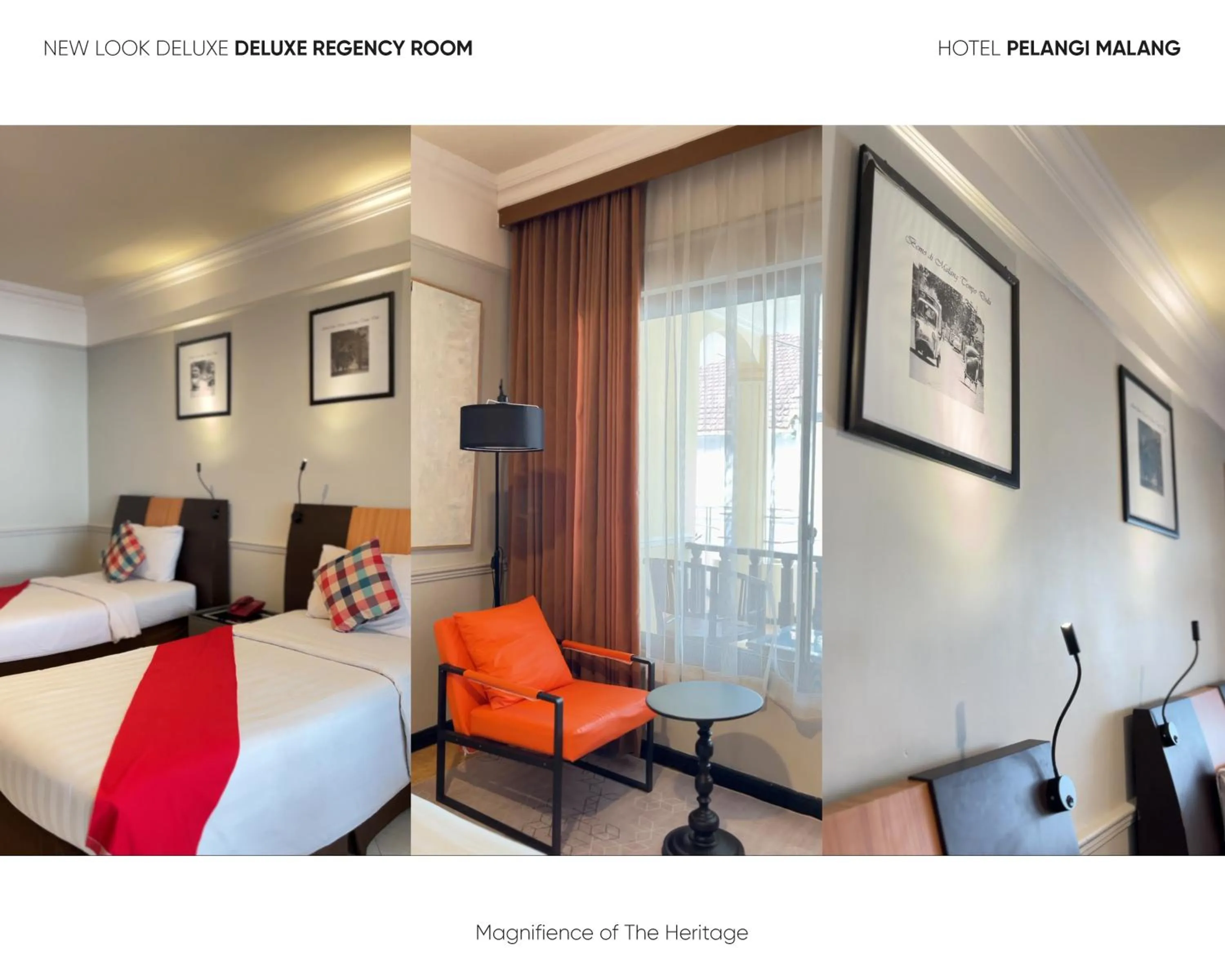 Property building, Bed in Hotel Pelangi Malang, Kayutangan Heritage