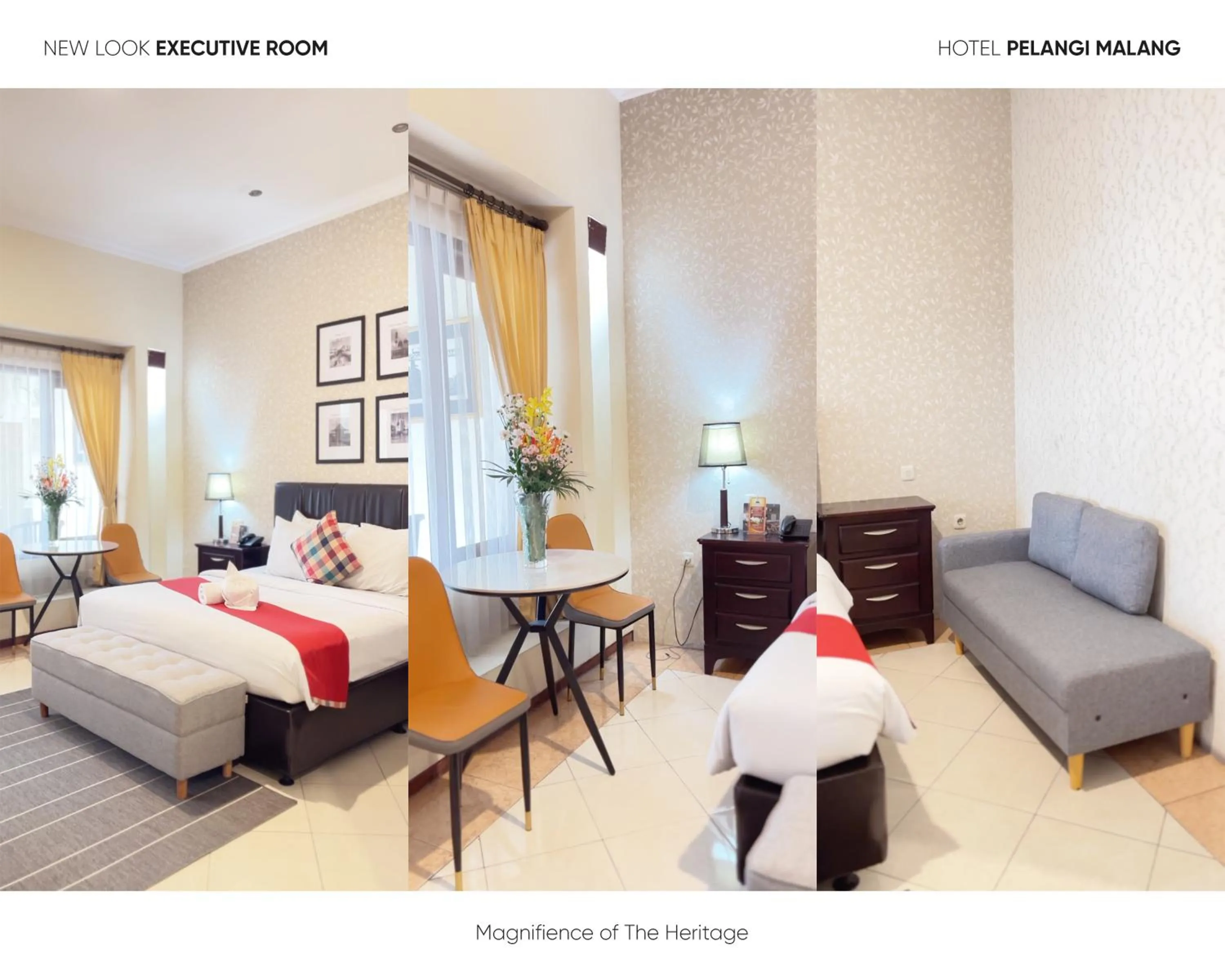 Property building, Bed in Hotel Pelangi Malang, Kayutangan Heritage