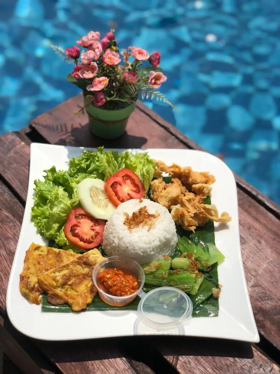 Food close-up in Hotel Pelangi Malang, Kayutangan Heritage