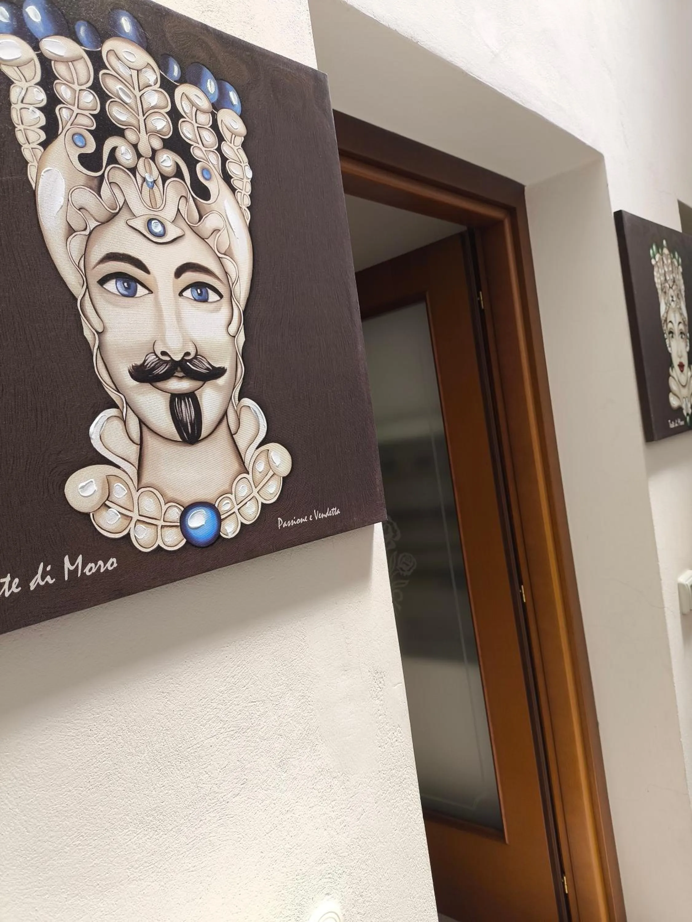 Decorative detail in B&B Gi-Rosa Caltagirone