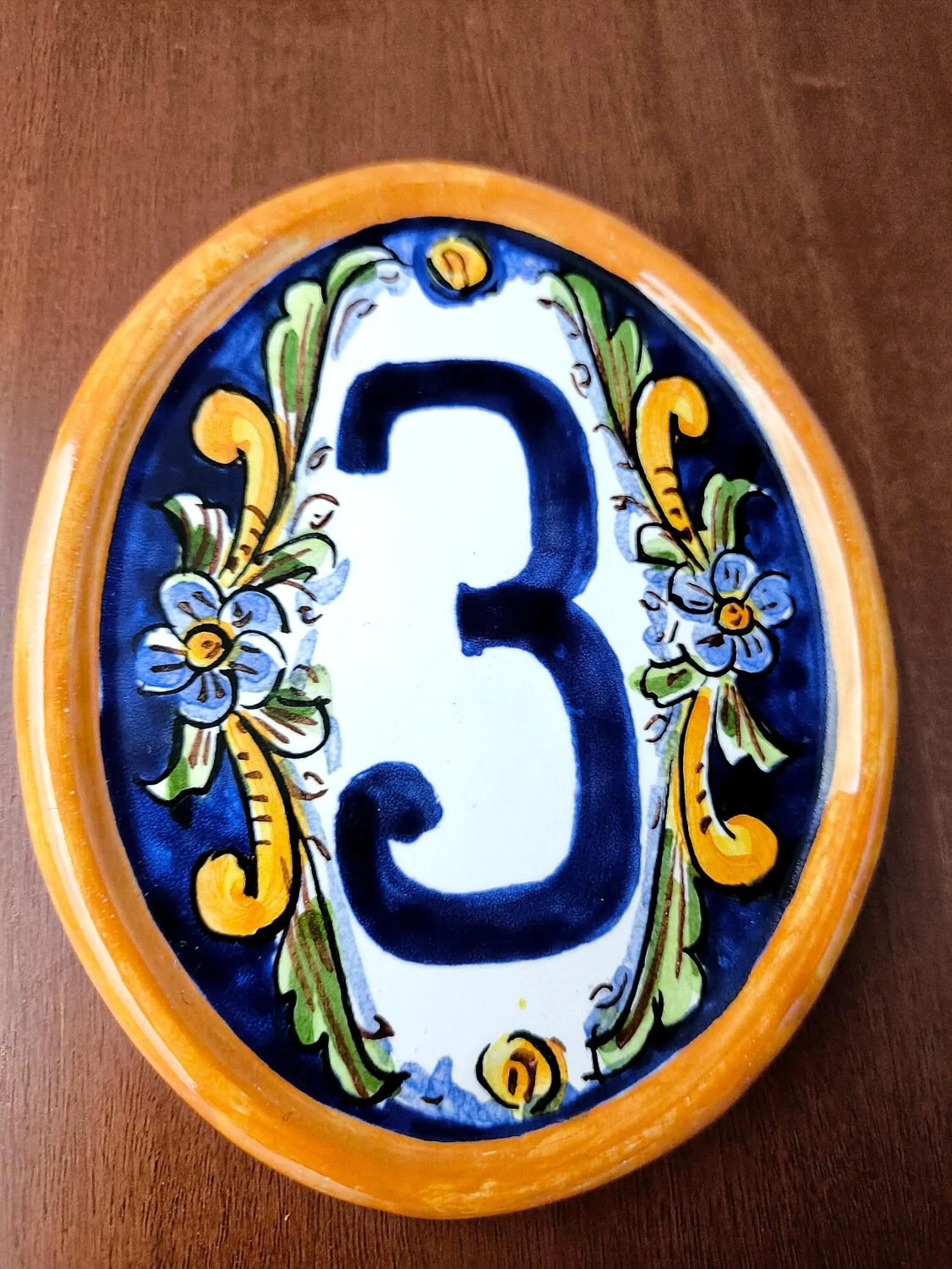 Decorative detail in B&B Gi-Rosa Caltagirone