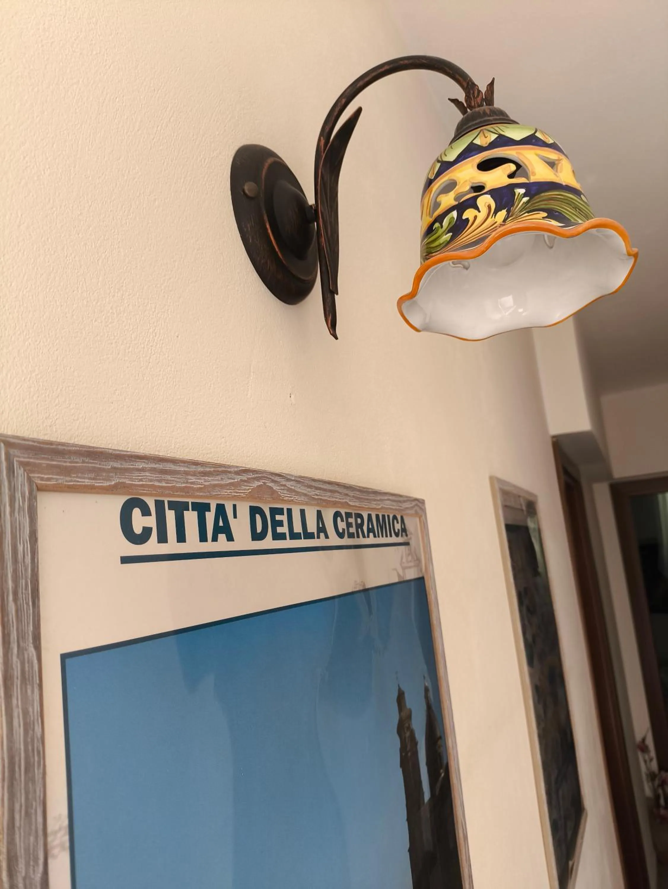 Decorative detail in B&B Gi-Rosa Caltagirone