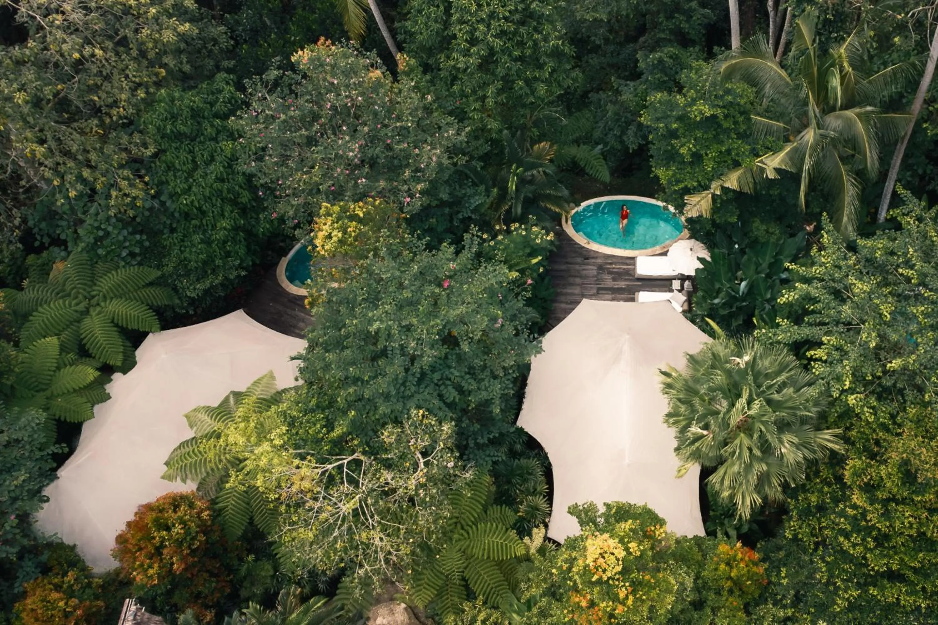 Swimming pool in Sandat Glamping Tents