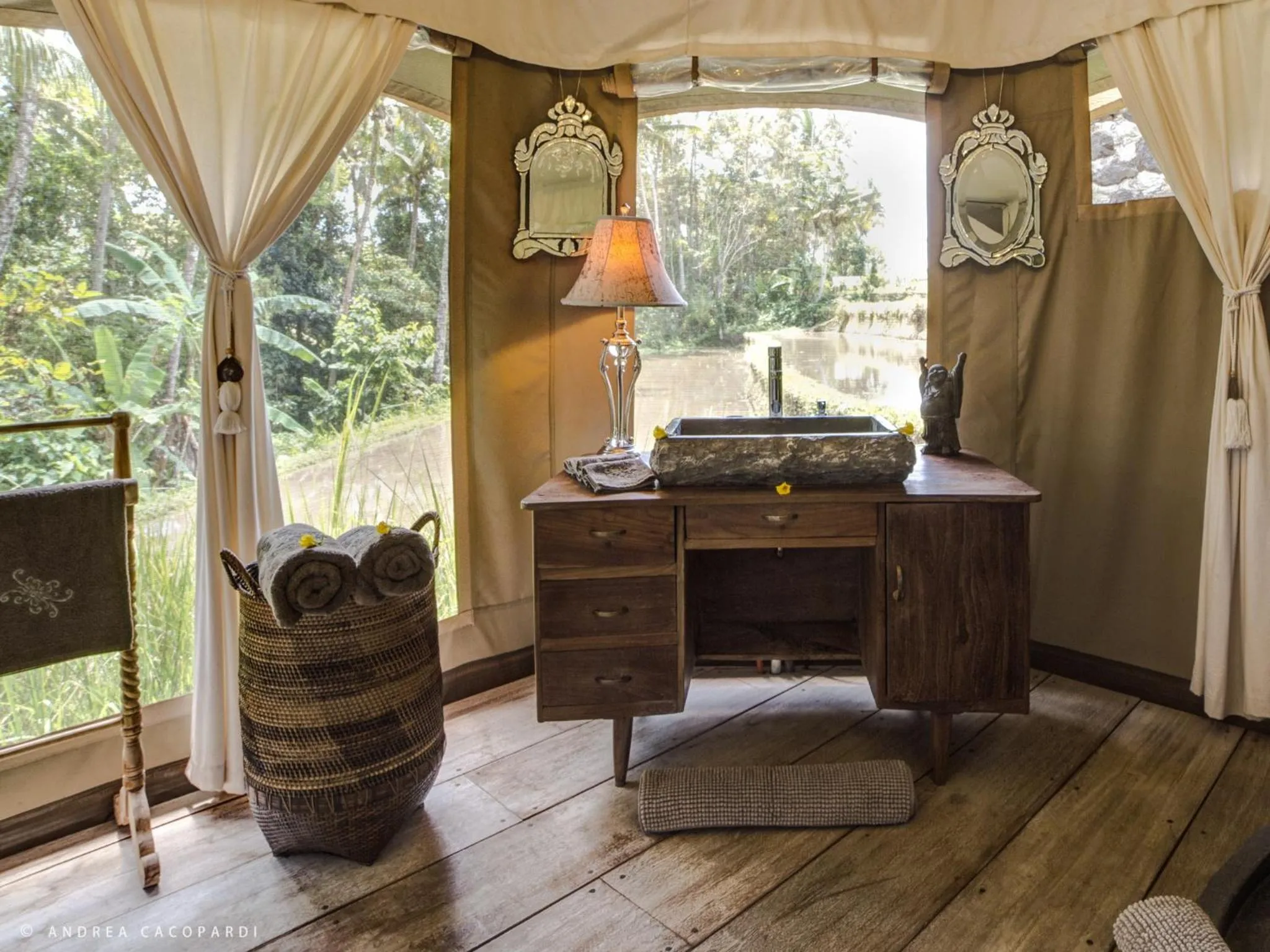 Bathroom in Sandat Glamping Tents