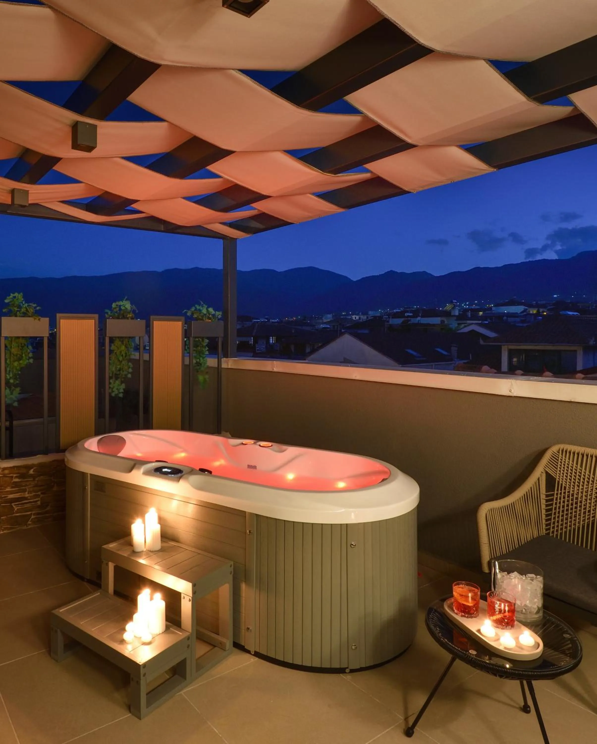 Night in CORYLUS Luxury Rooms & Suites