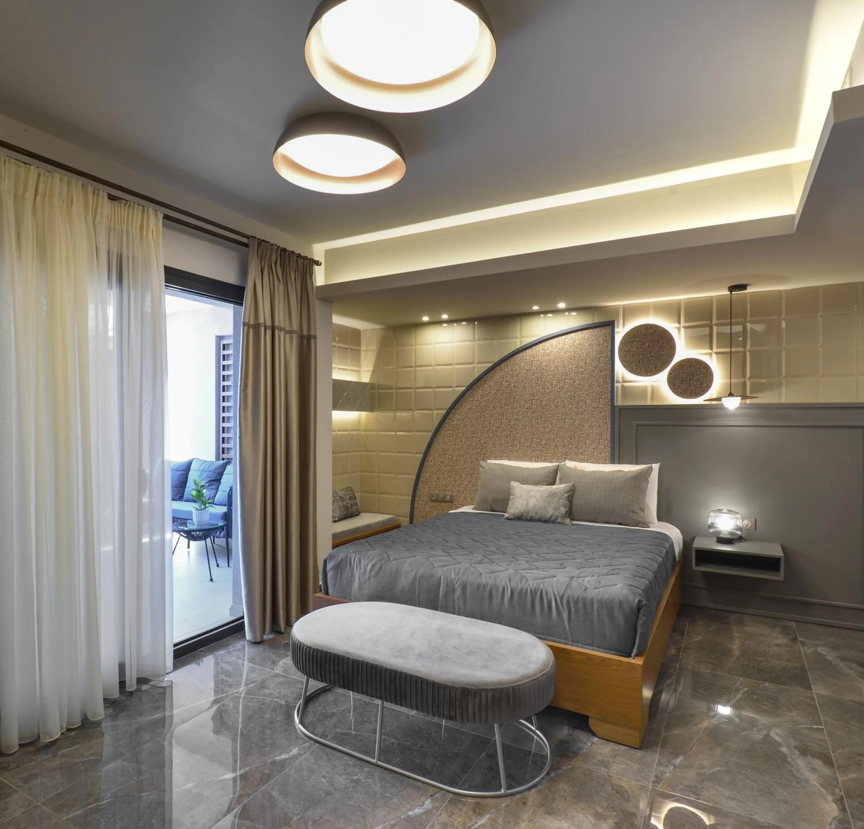 Bedroom, Bed in CORYLUS Luxury Rooms & Suites