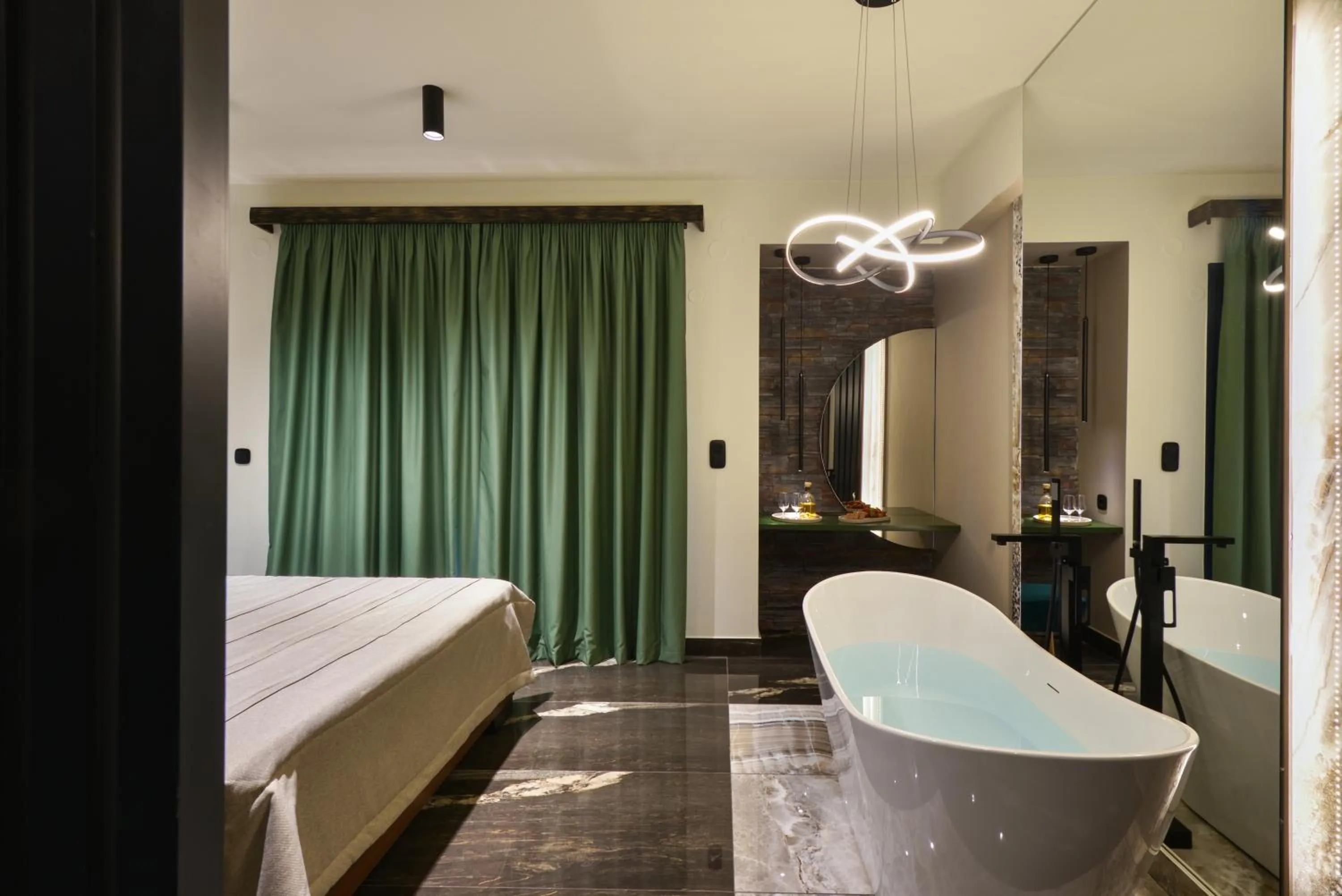 Photo of the whole room, Bed in CORYLUS Luxury Rooms & Suites