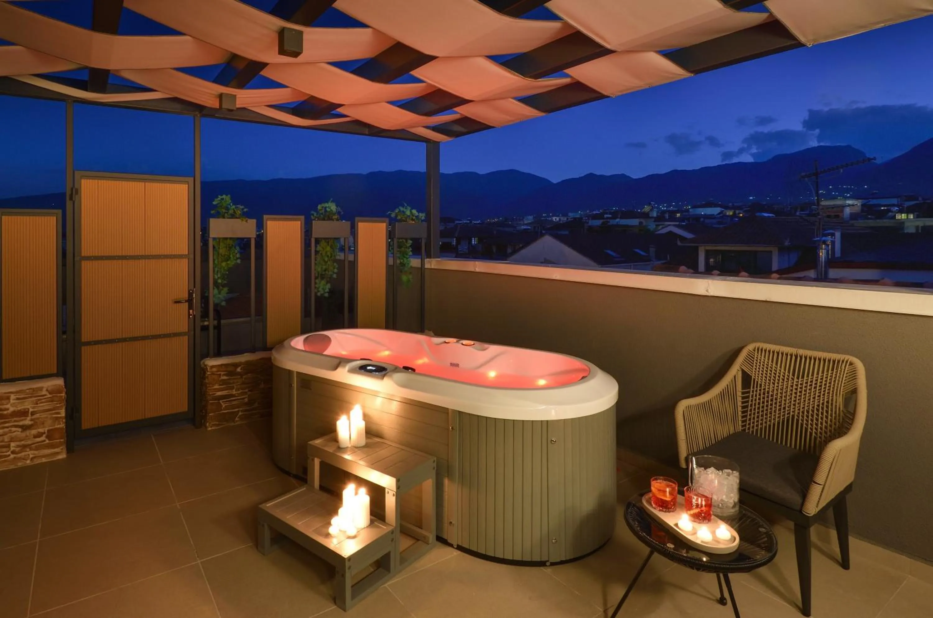 Night in CORYLUS Luxury Rooms & Suites