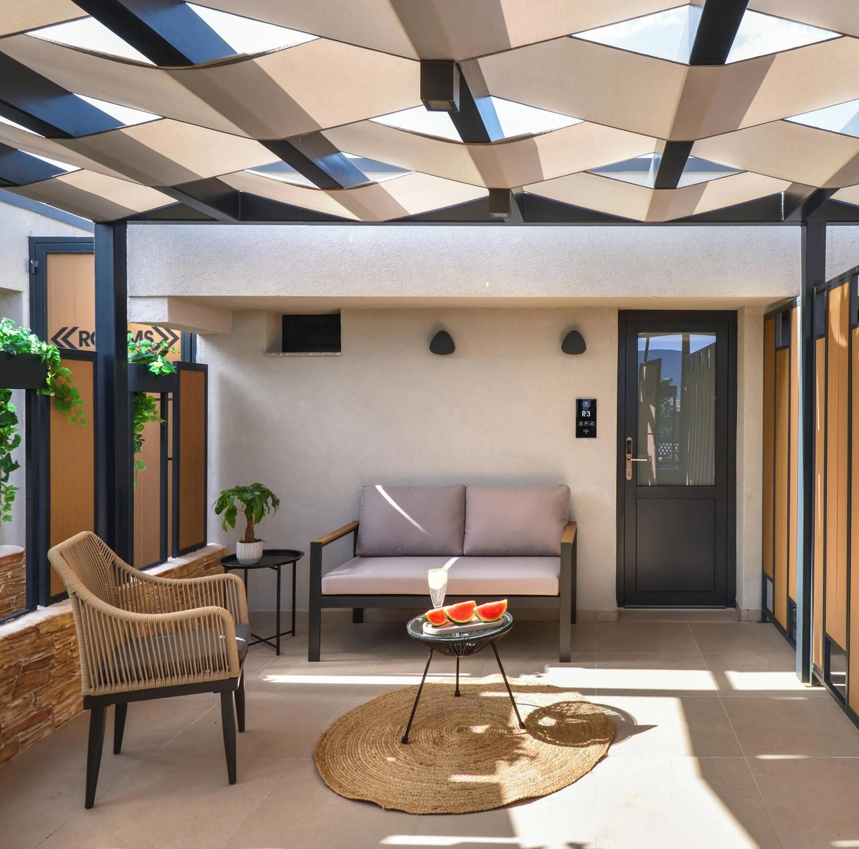 Balcony/Terrace in CORYLUS Luxury Rooms & Suites