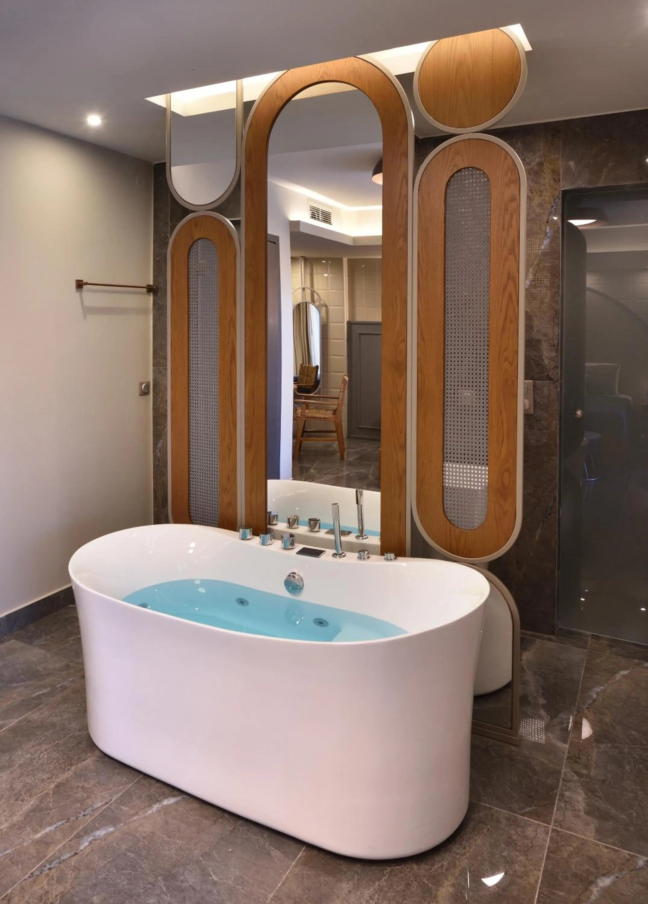 Bath in CORYLUS Luxury Rooms & Suites