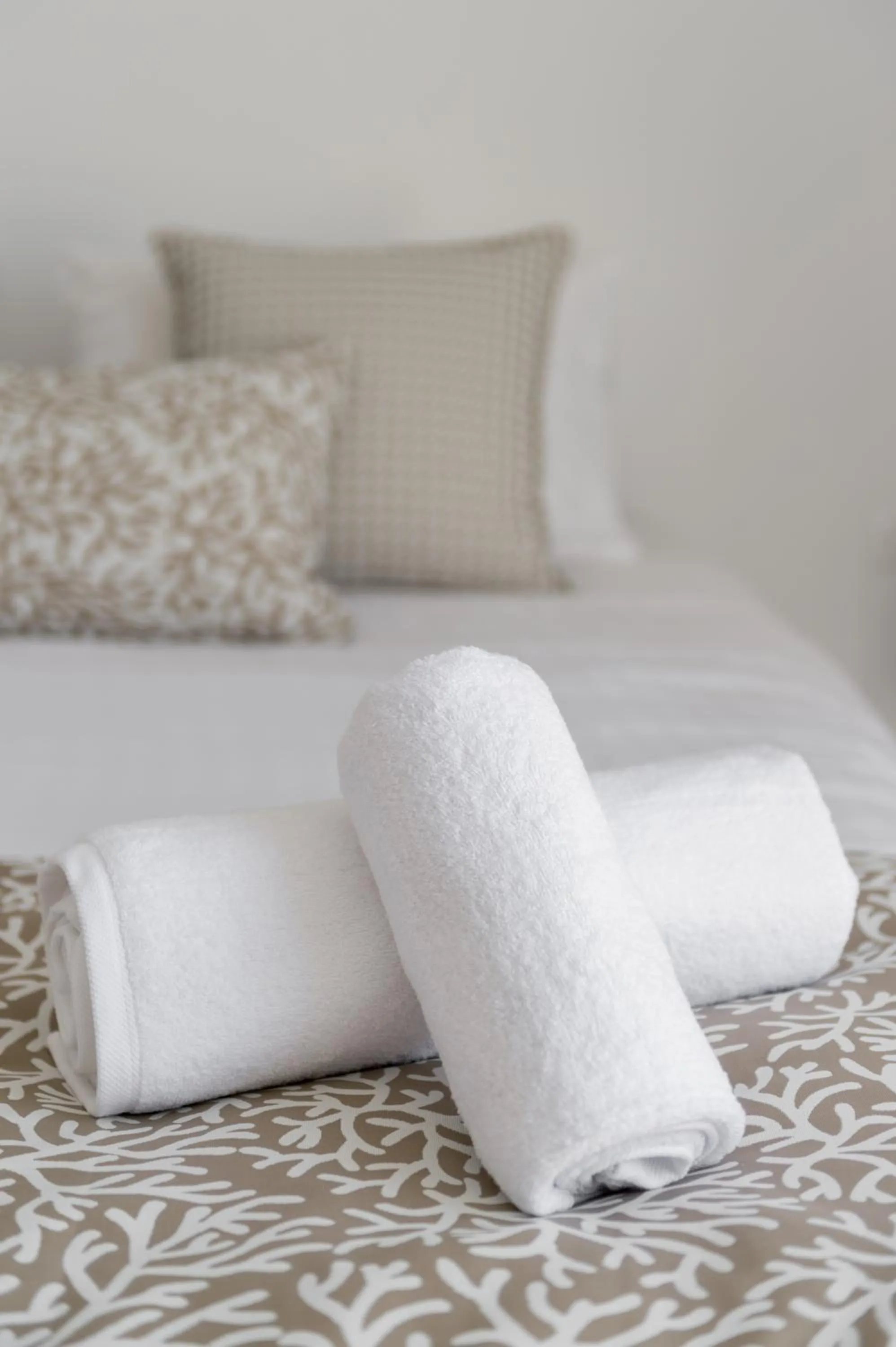 Decorative detail, Bed in Hotel Eucalyptus