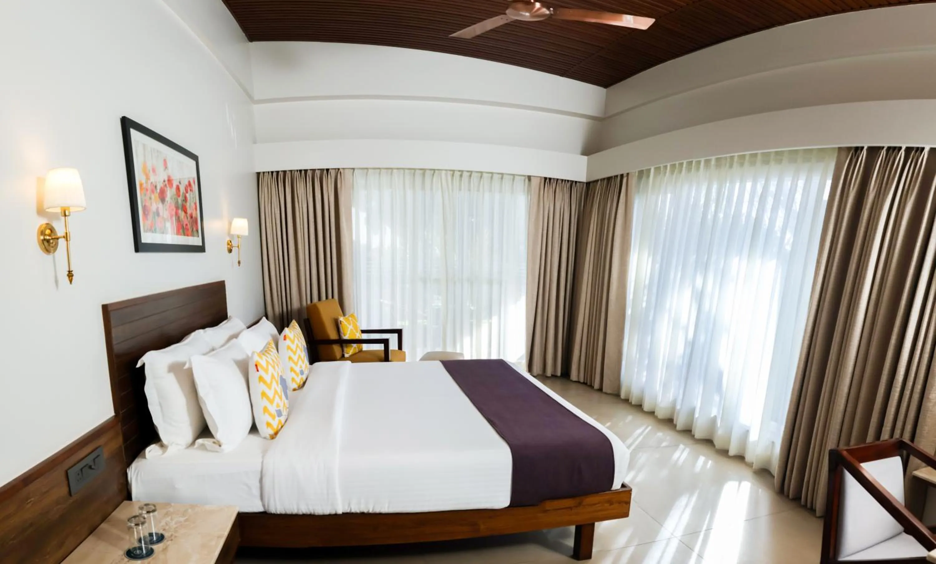 Bedroom, Bed in Golden Fields Resort