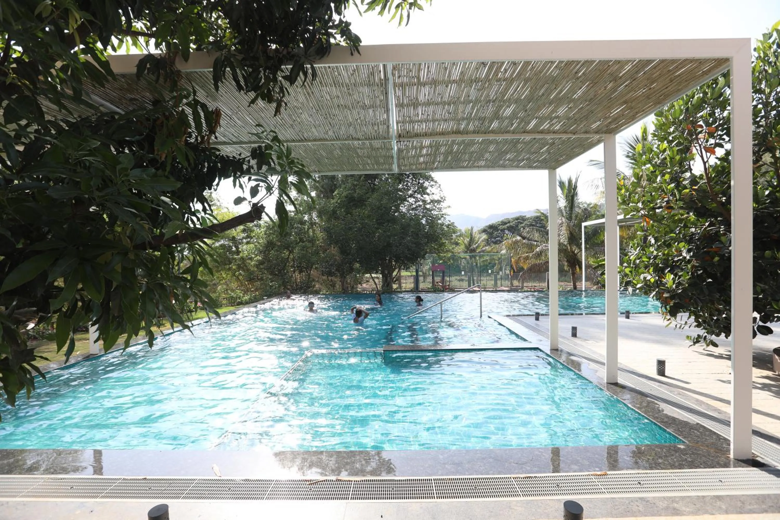 Pool view in Golden Fields Resort