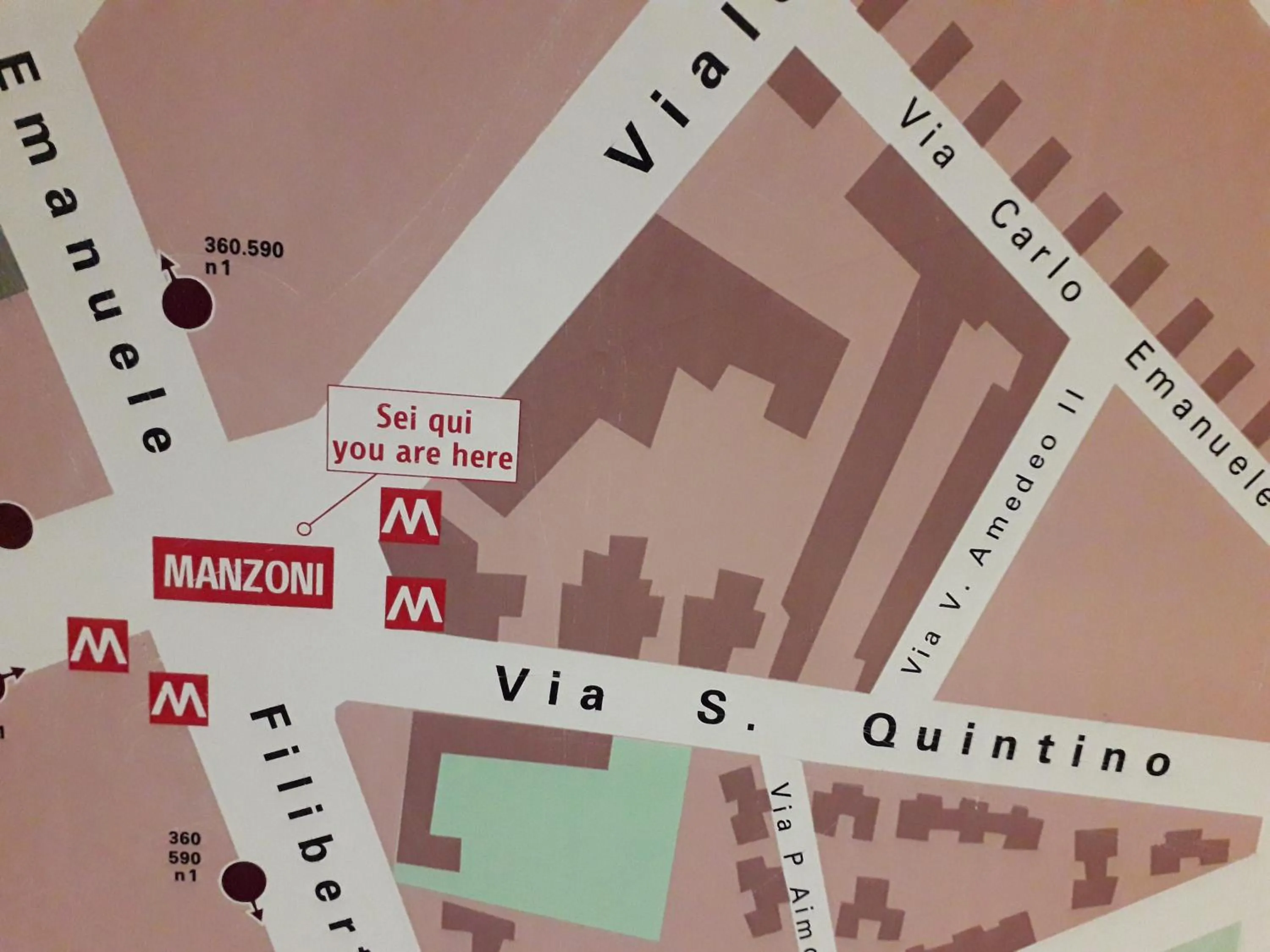 Floor plan in Gioia Guest House