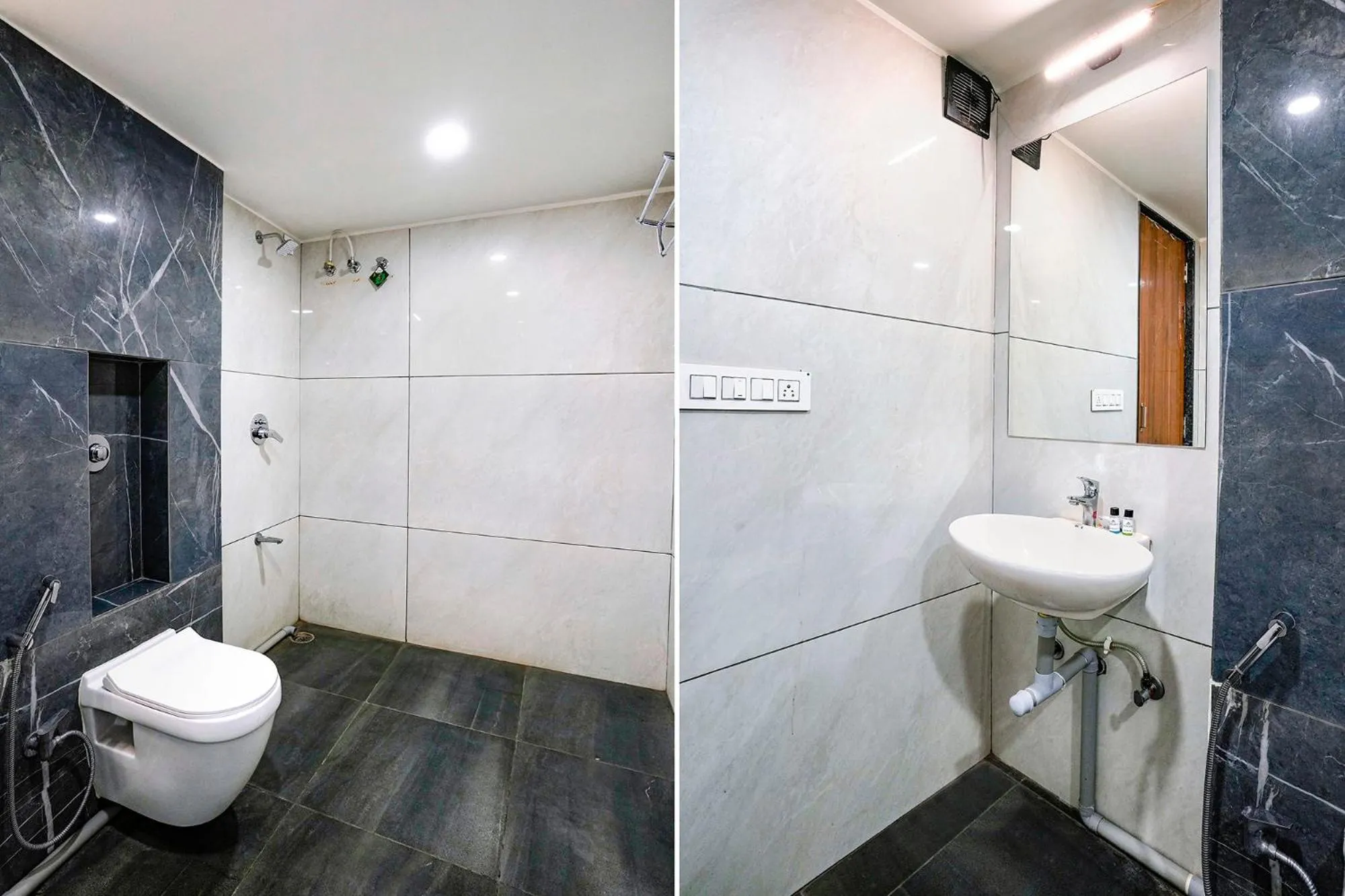Bathroom in FabHotel The Nashik Inn - Nr Vijay Mamta Theatre, Nashik Road