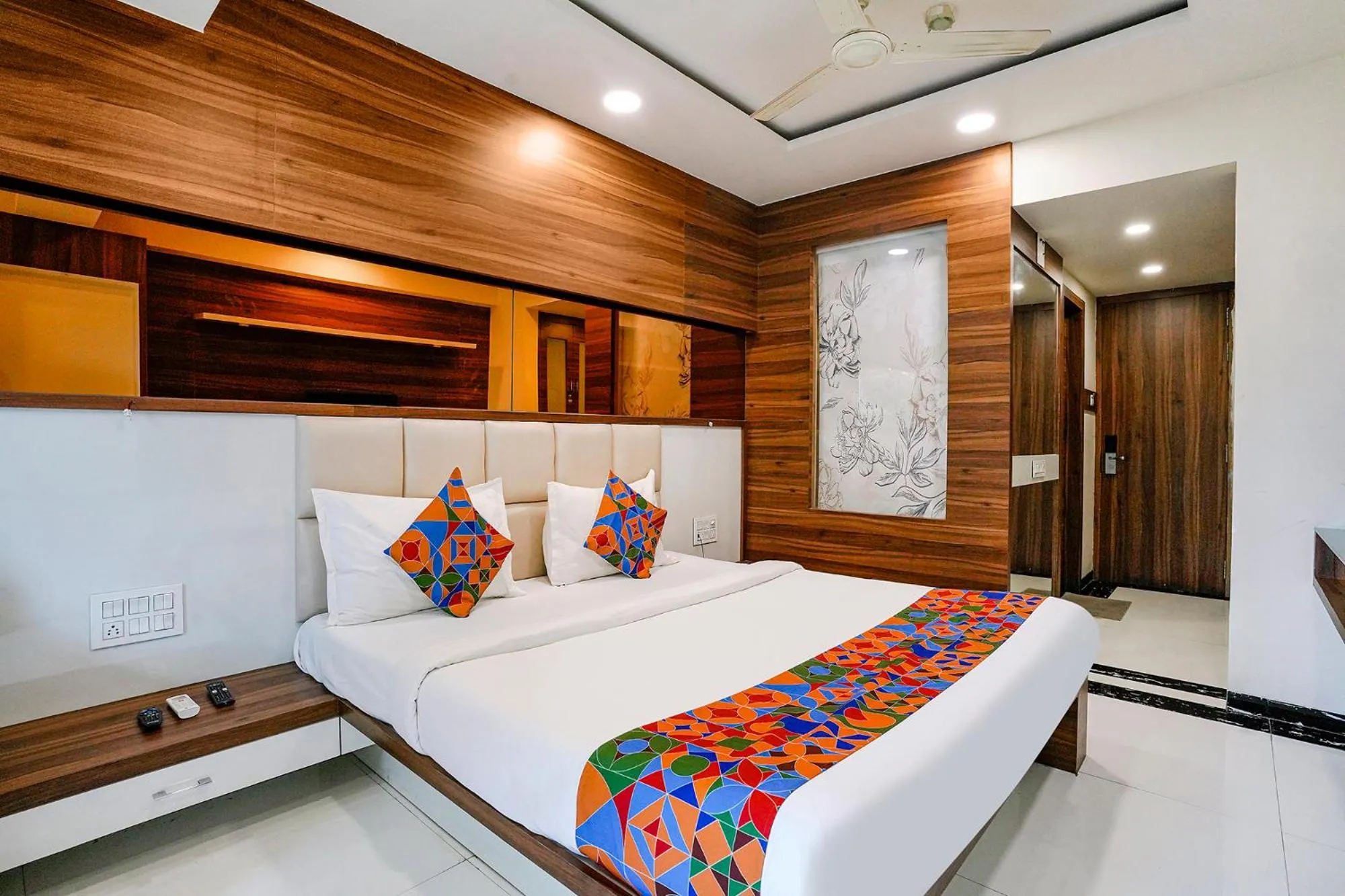 Bed in FabHotel The Nashik Inn - Nr Vijay Mamta Theatre, Nashik Road