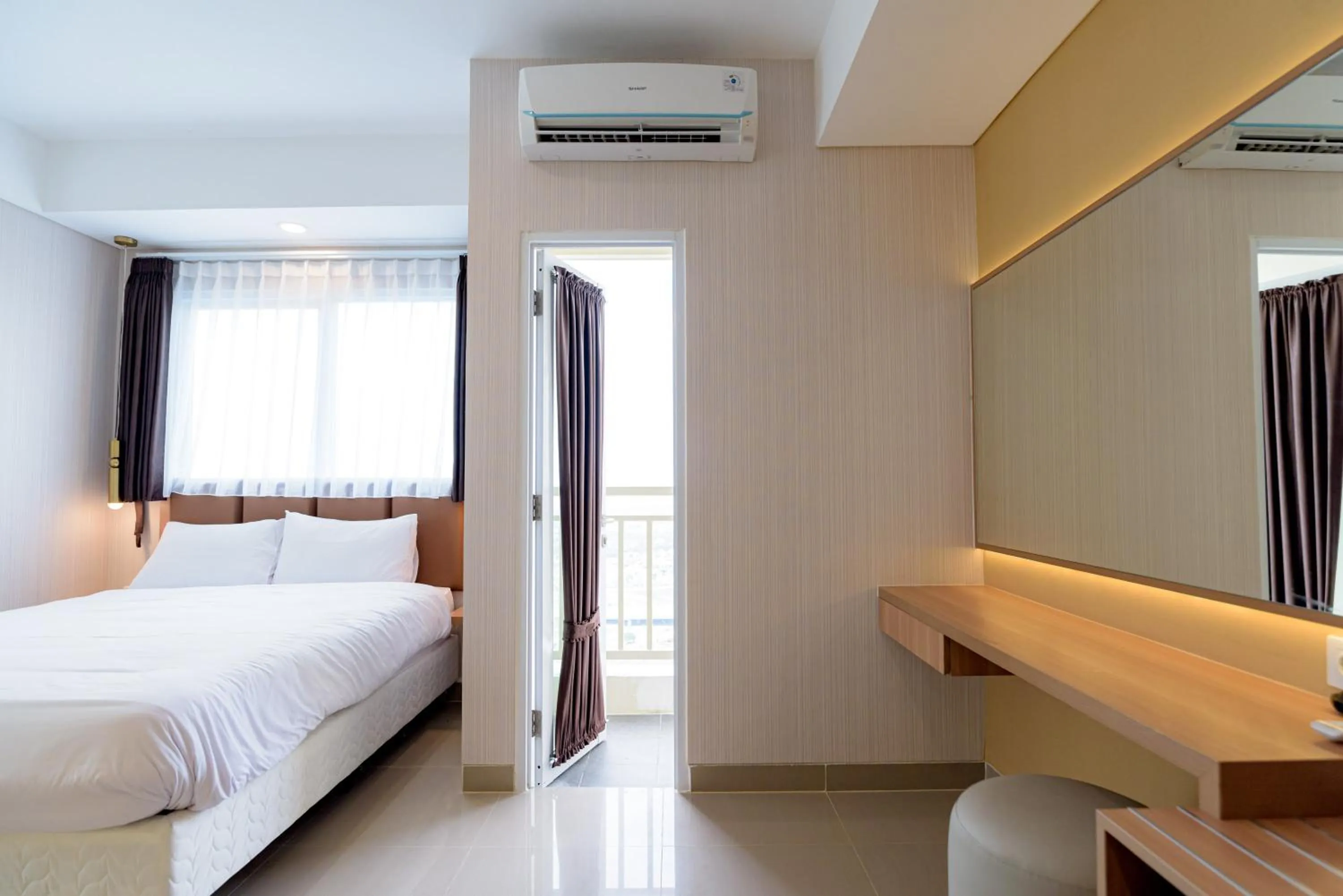 Bedroom, Bed in RedLiving Apartemen B Residence BSD - BE Urban Hotel