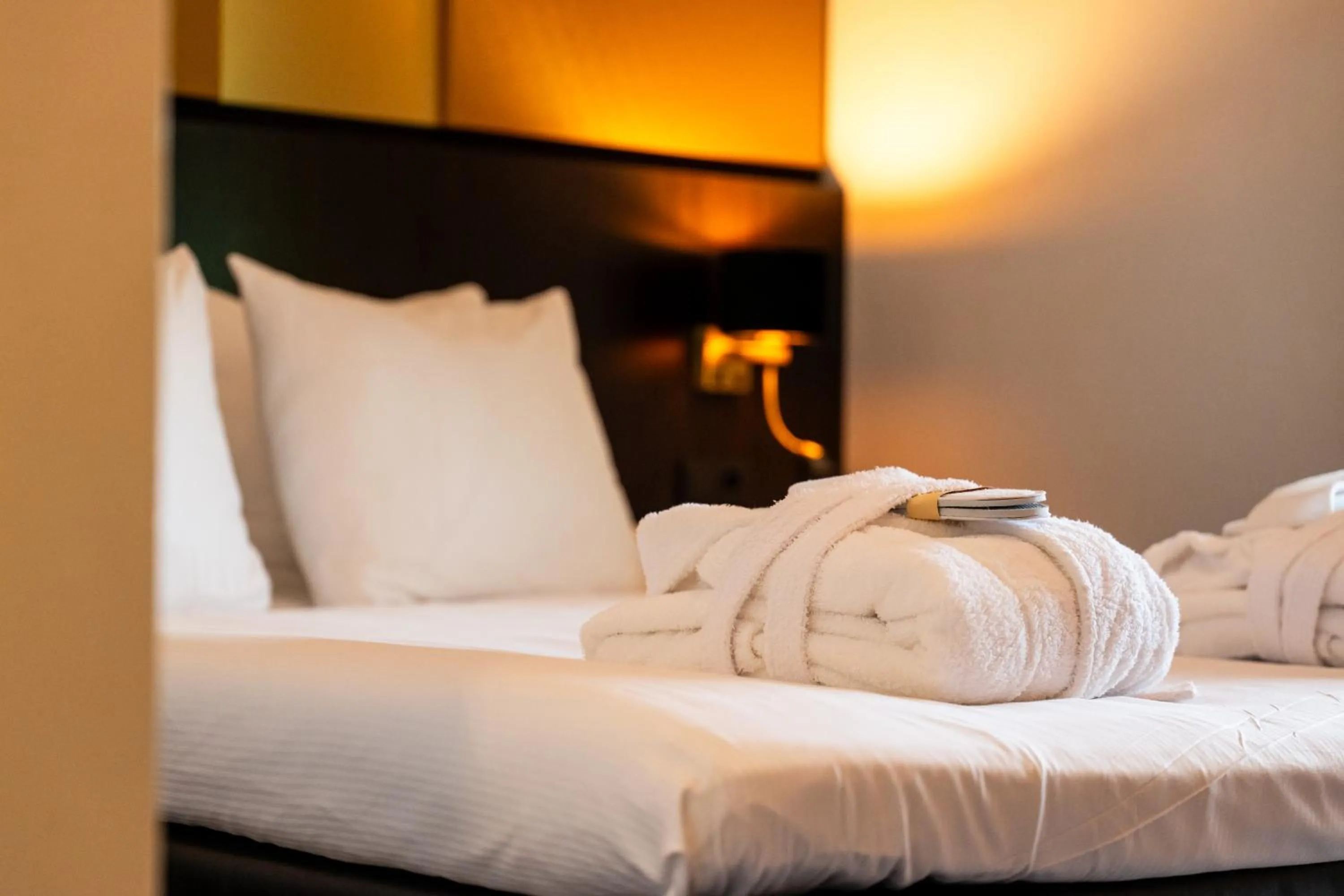 Bed in Leonardo Oranje Hotel Leeuwarden