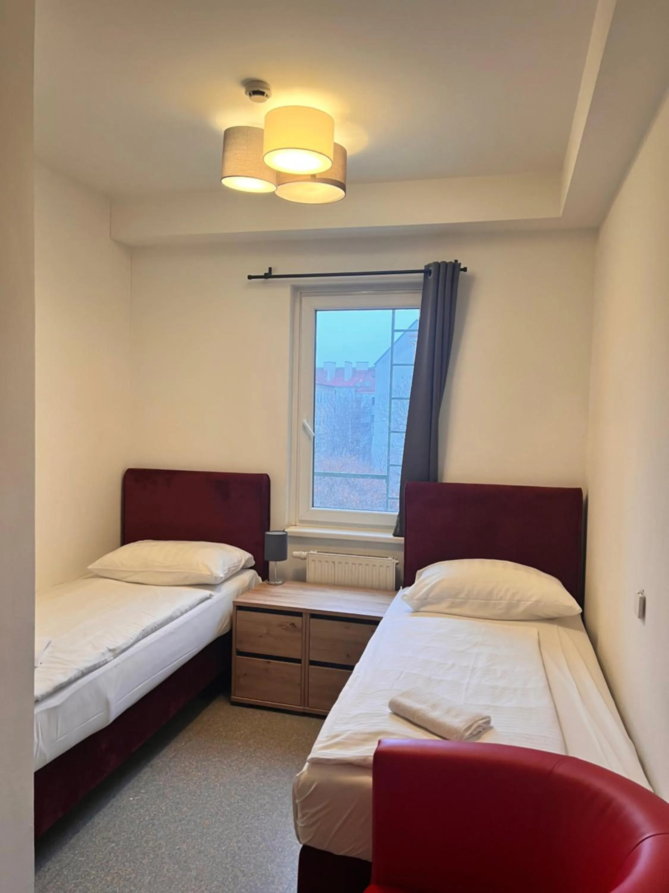 Bed in Hotel Astral Vienna