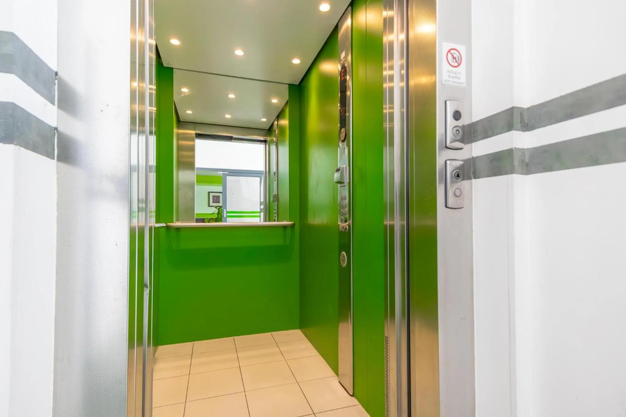 elevator in Hotel Astral Vienna