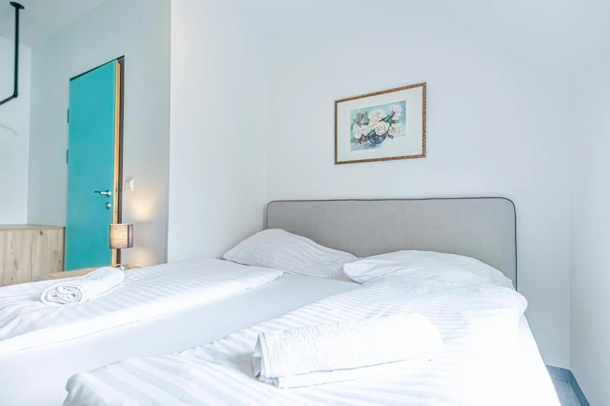 Bed in Hotel Astral Vienna