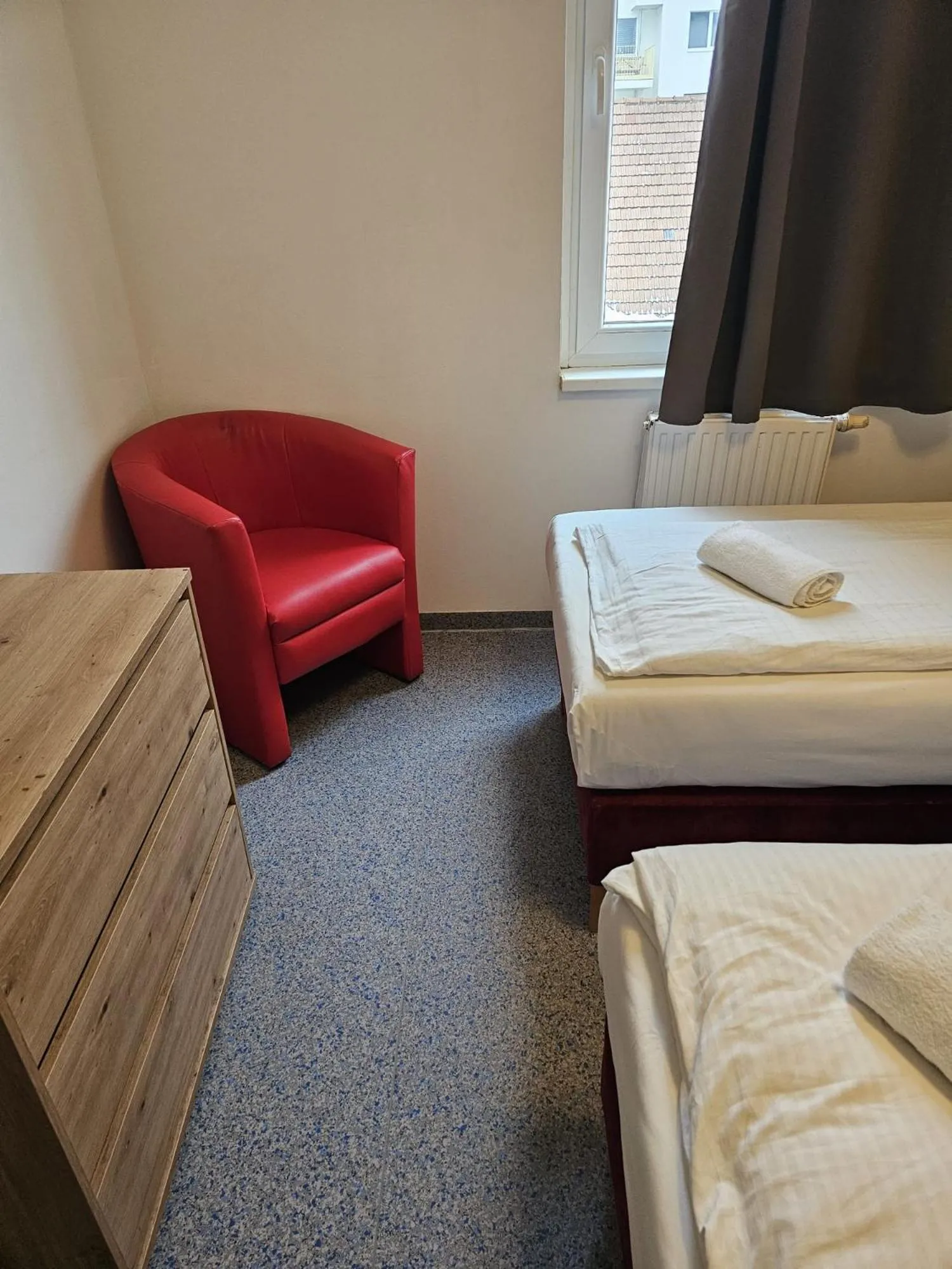 Bed in Hotel Astral Vienna