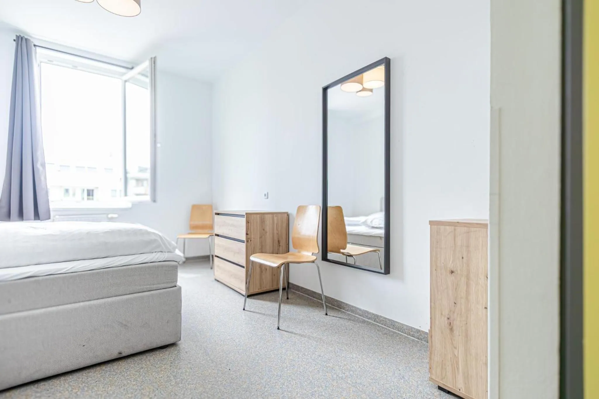 Bed in Hotel Astral Vienna