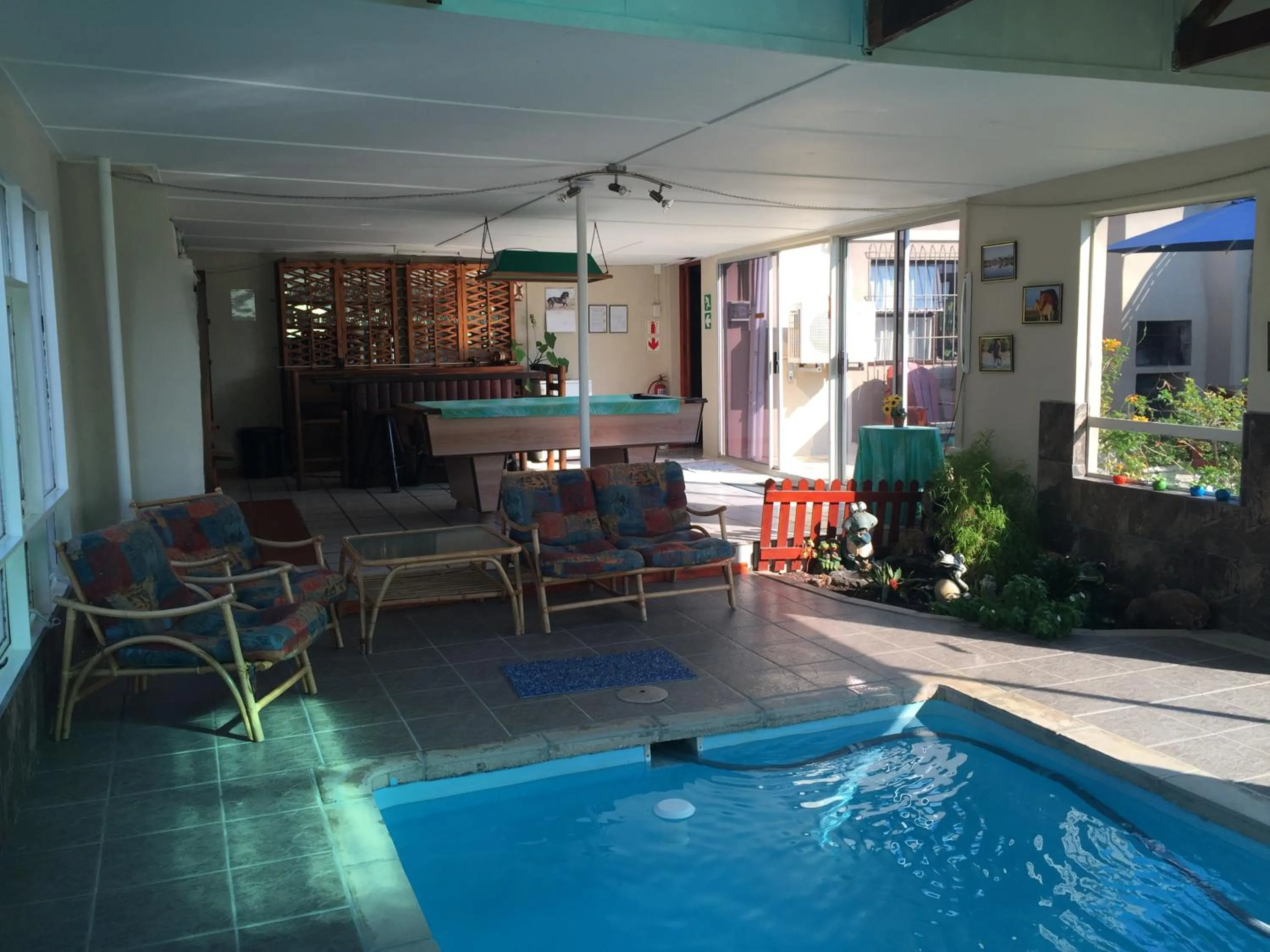 BBQ facilities in Fisherhaven Travellers Lodge