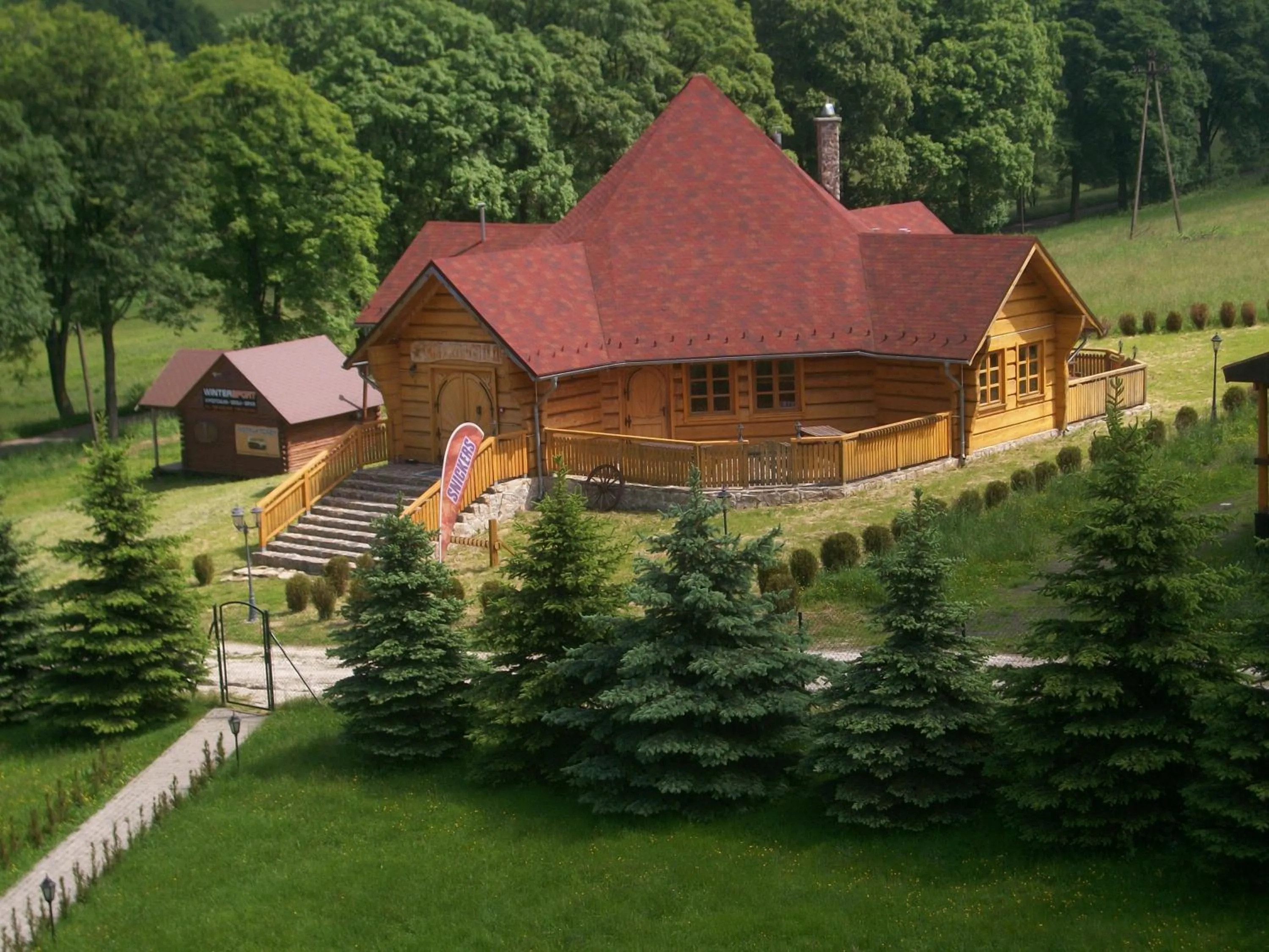 Facade/entrance in Gościniec Willa Sandra