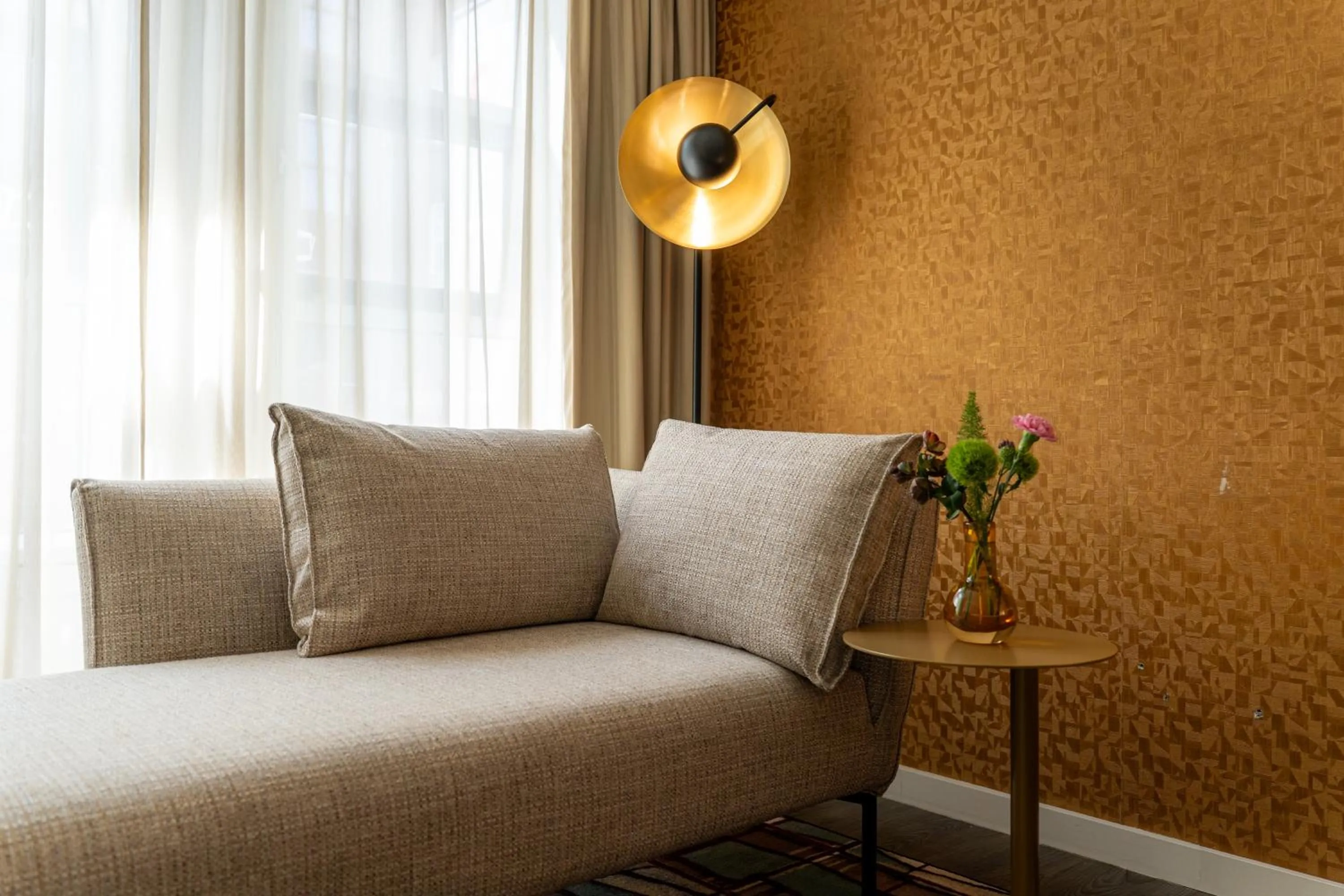 Seating area in Boutique Hotel Albus Amsterdam Centre