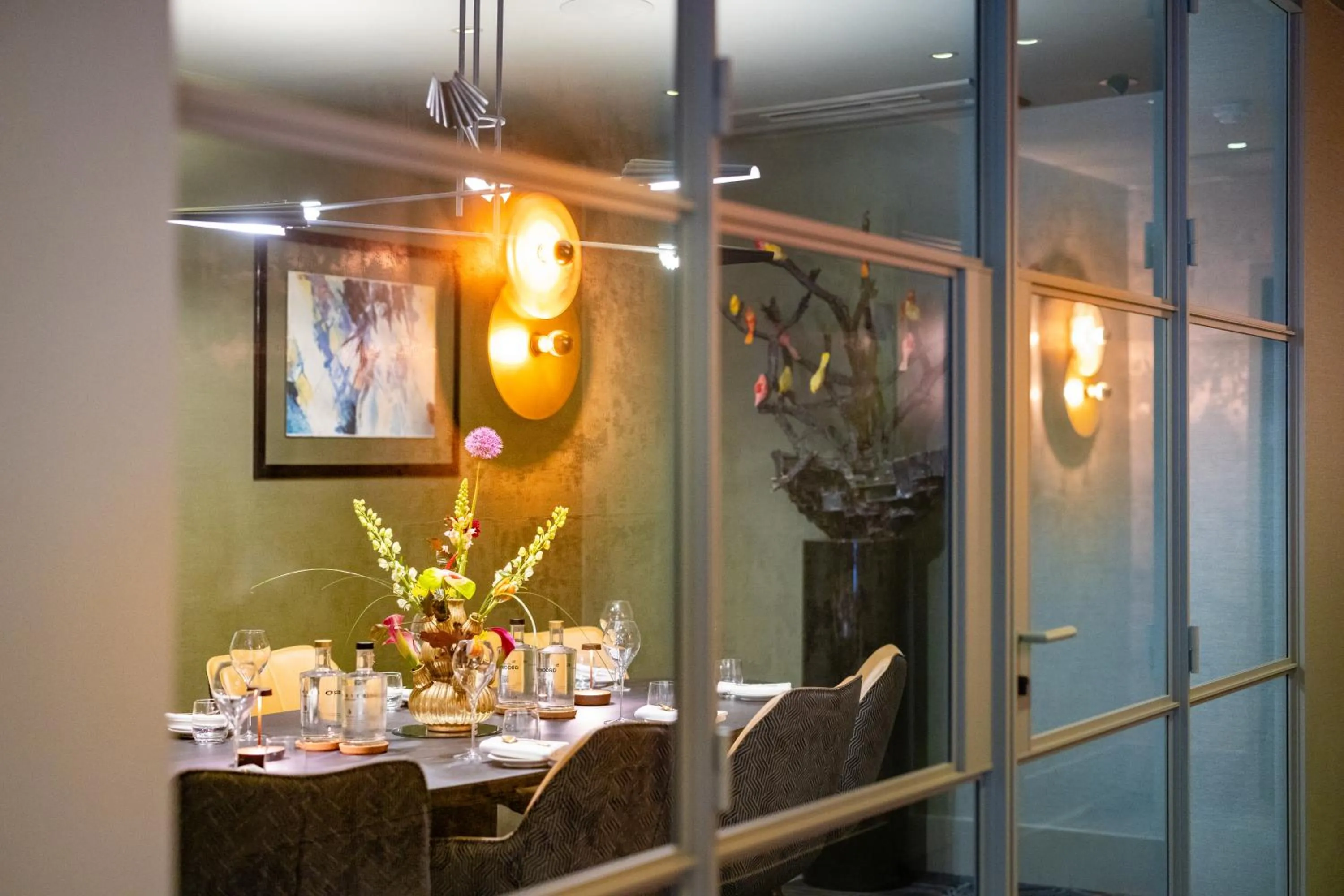 Dining area in Boutique Hotel Albus Amsterdam Centre