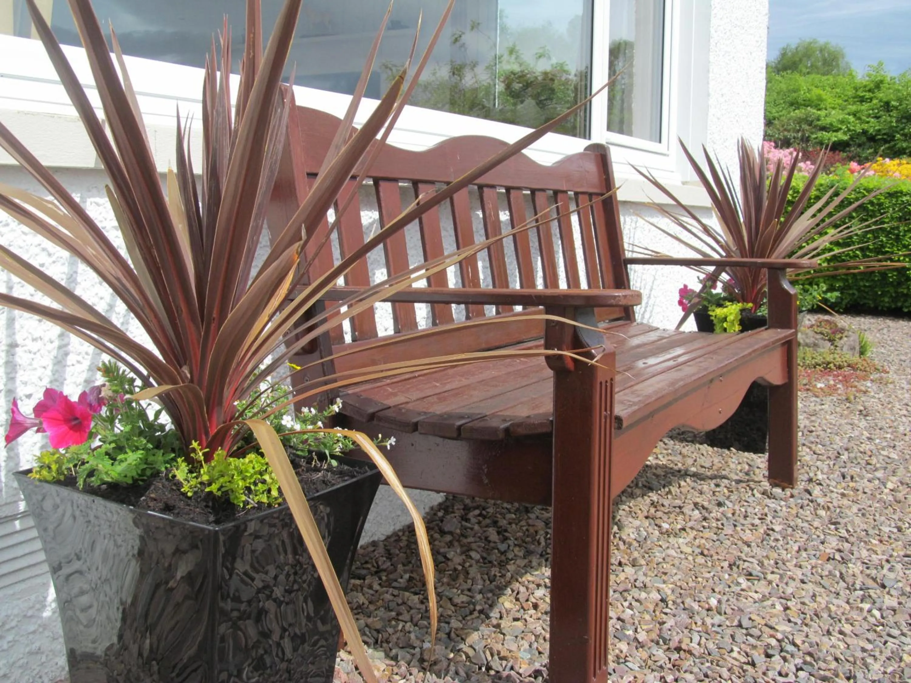 Garden view in Torbeag House
