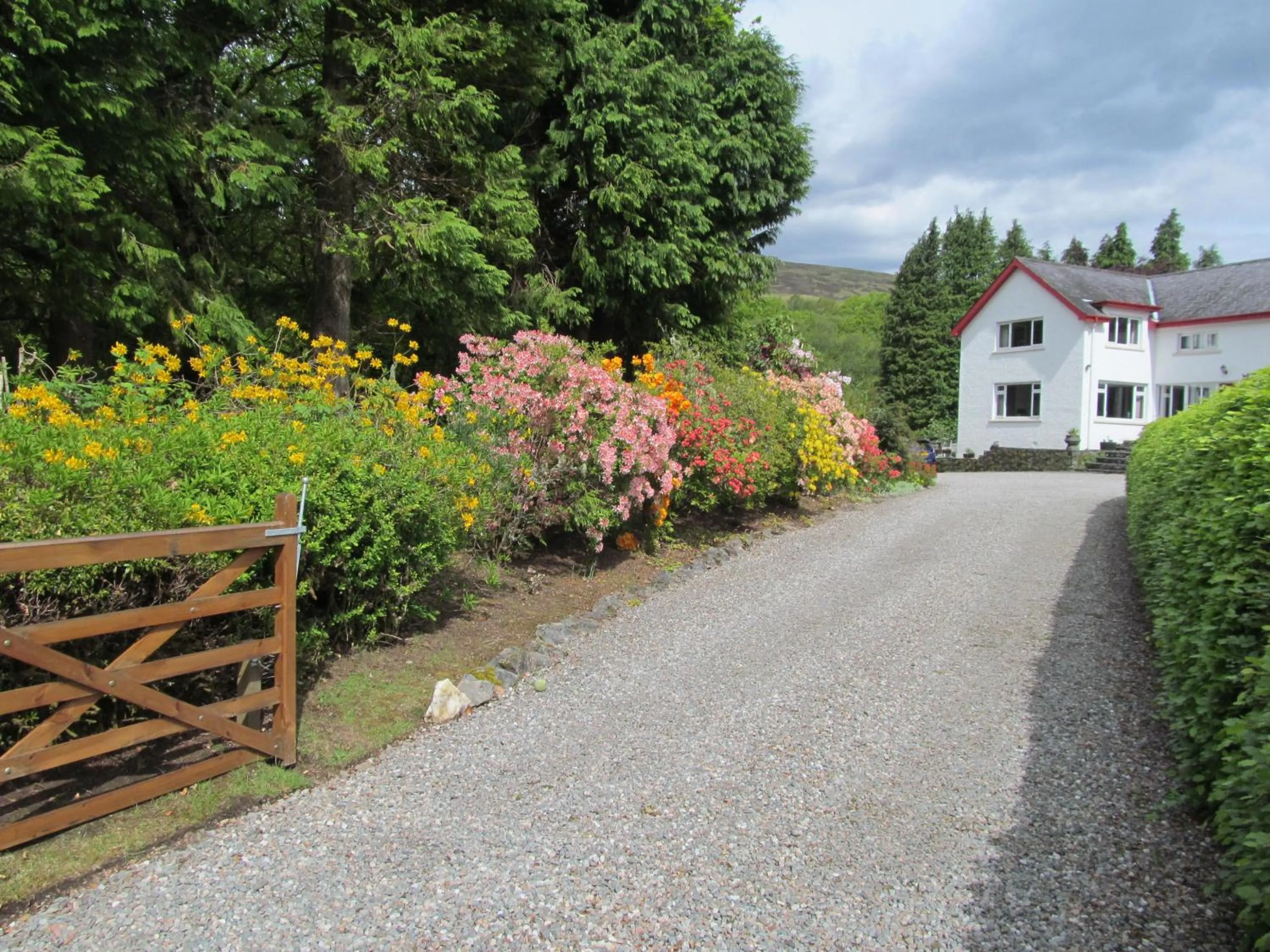 Garden view in Torbeag House