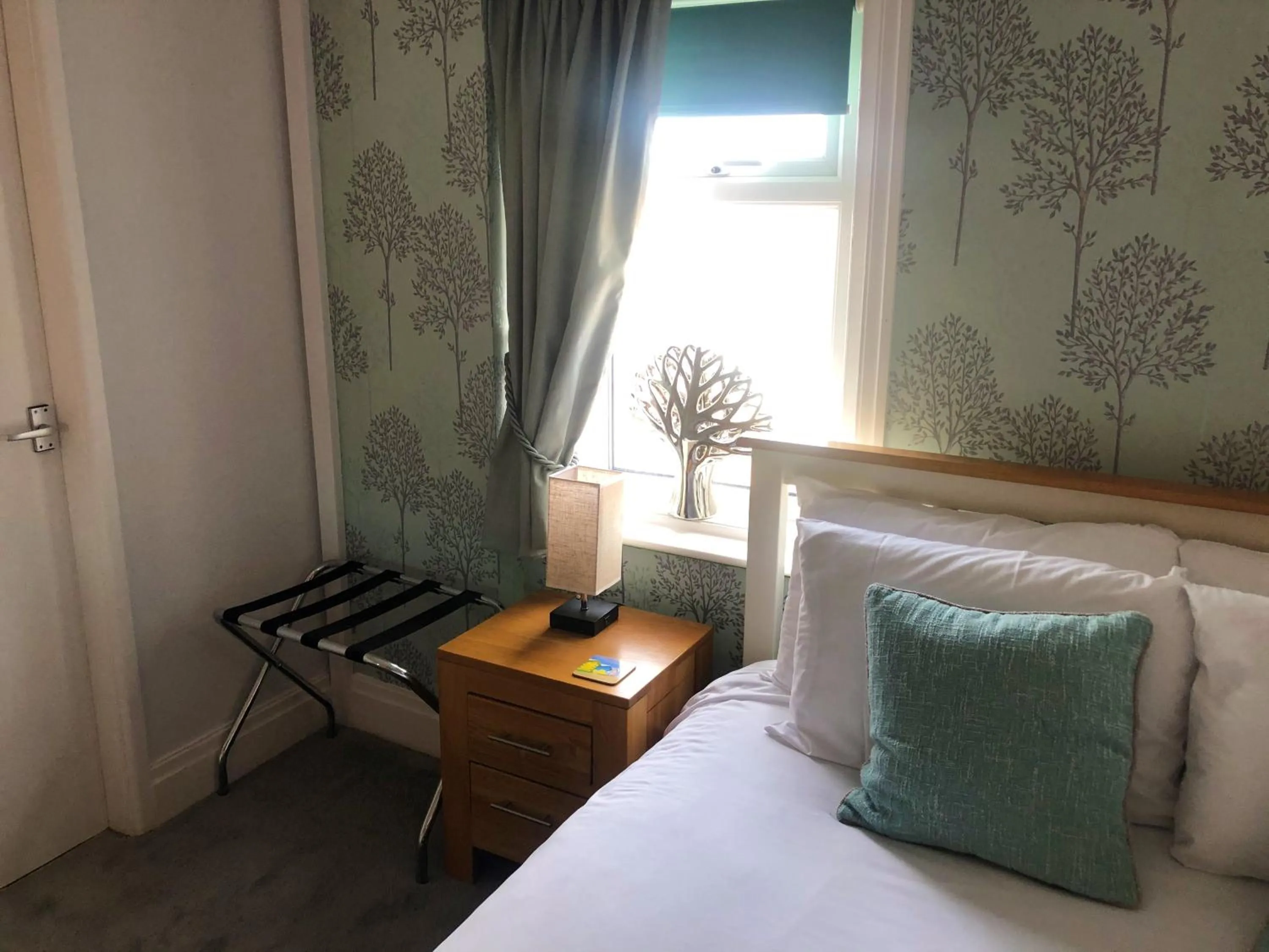 Living room, Bed in The Fossil Tree Hotel