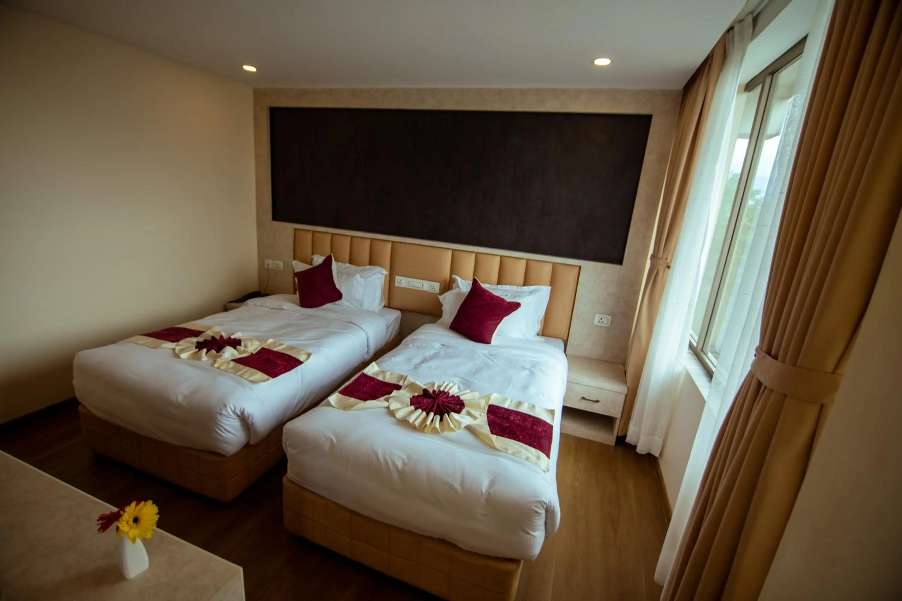 Bed in Hotel Black Diamond - Inside Airport