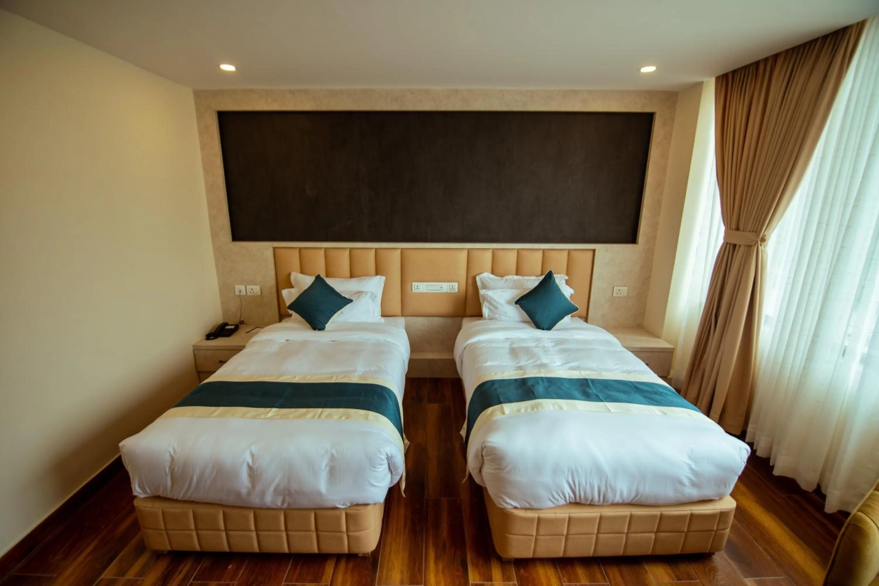 Bed in Hotel Black Diamond - Inside Airport