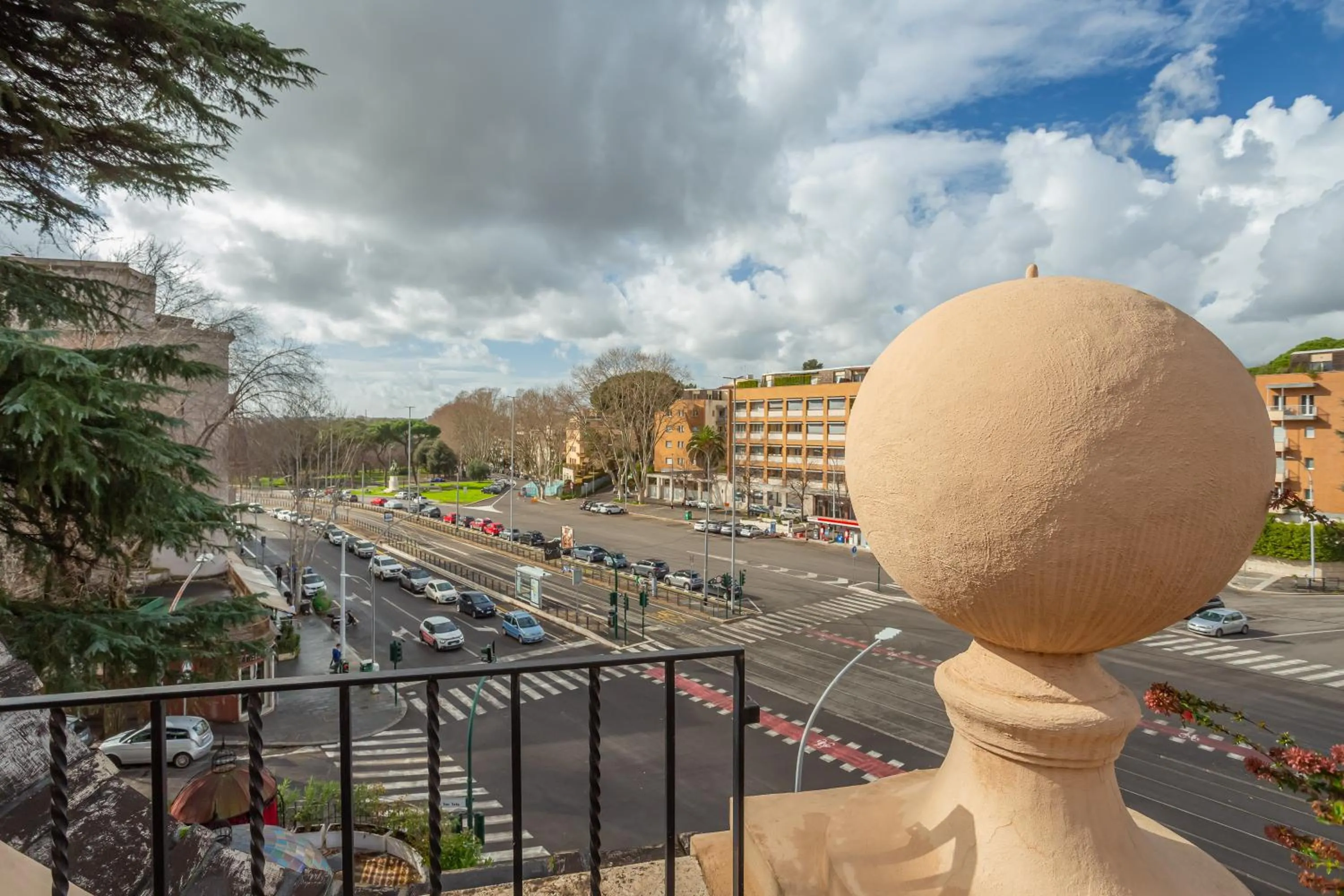 City view in Hotel The Corner Roma