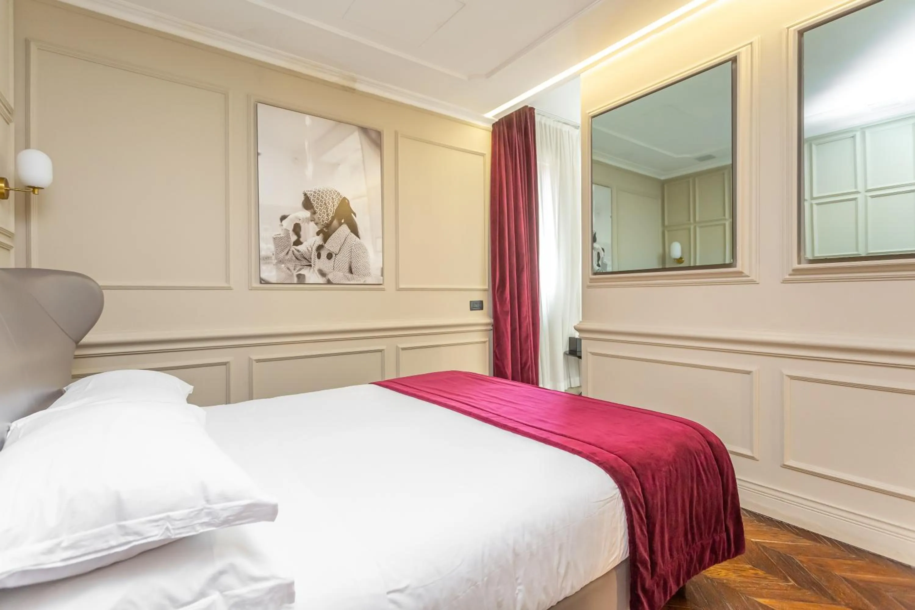 Bedroom, Bed in Hotel The Corner Roma