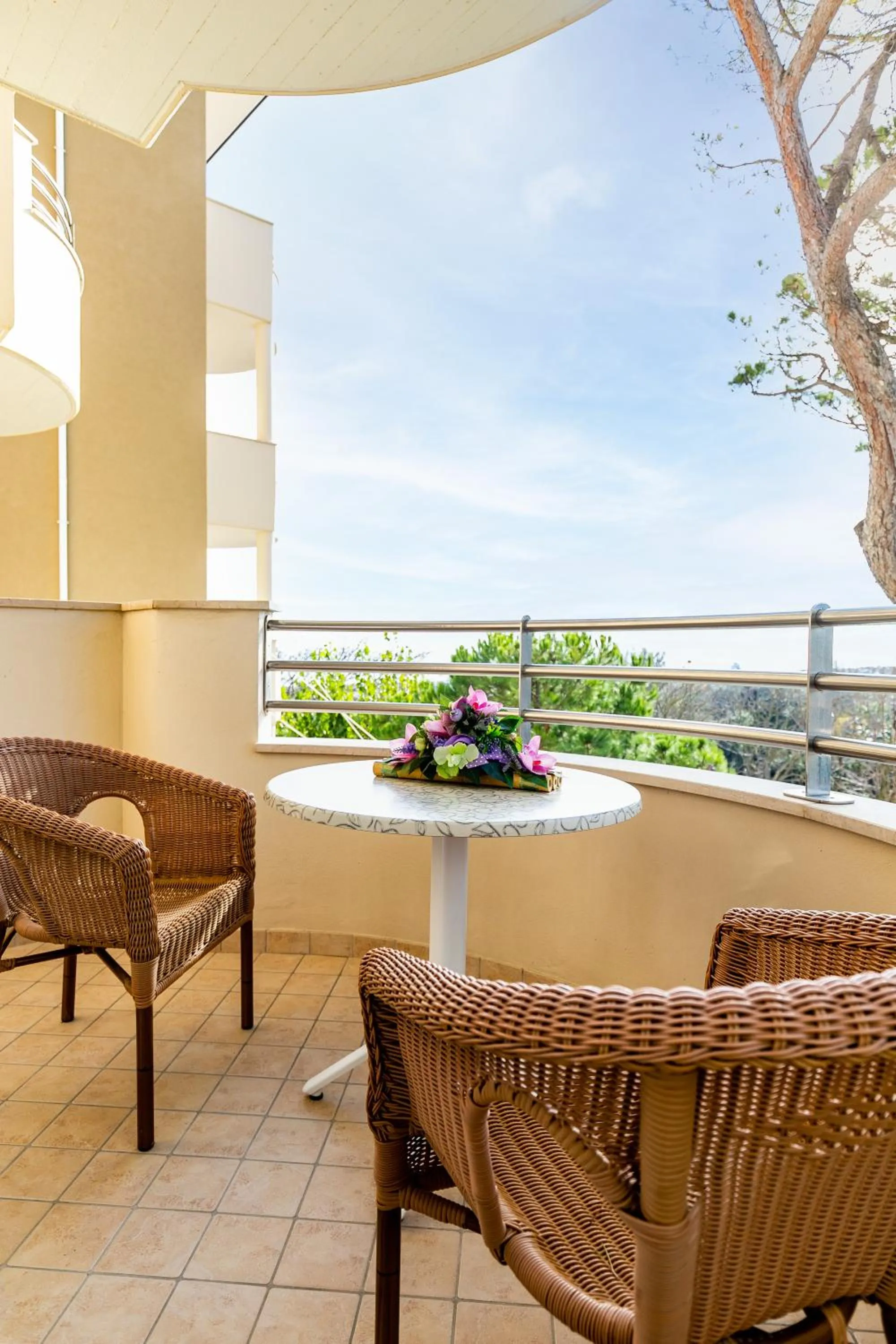 Balcony/Terrace in Hotel Mazzanti