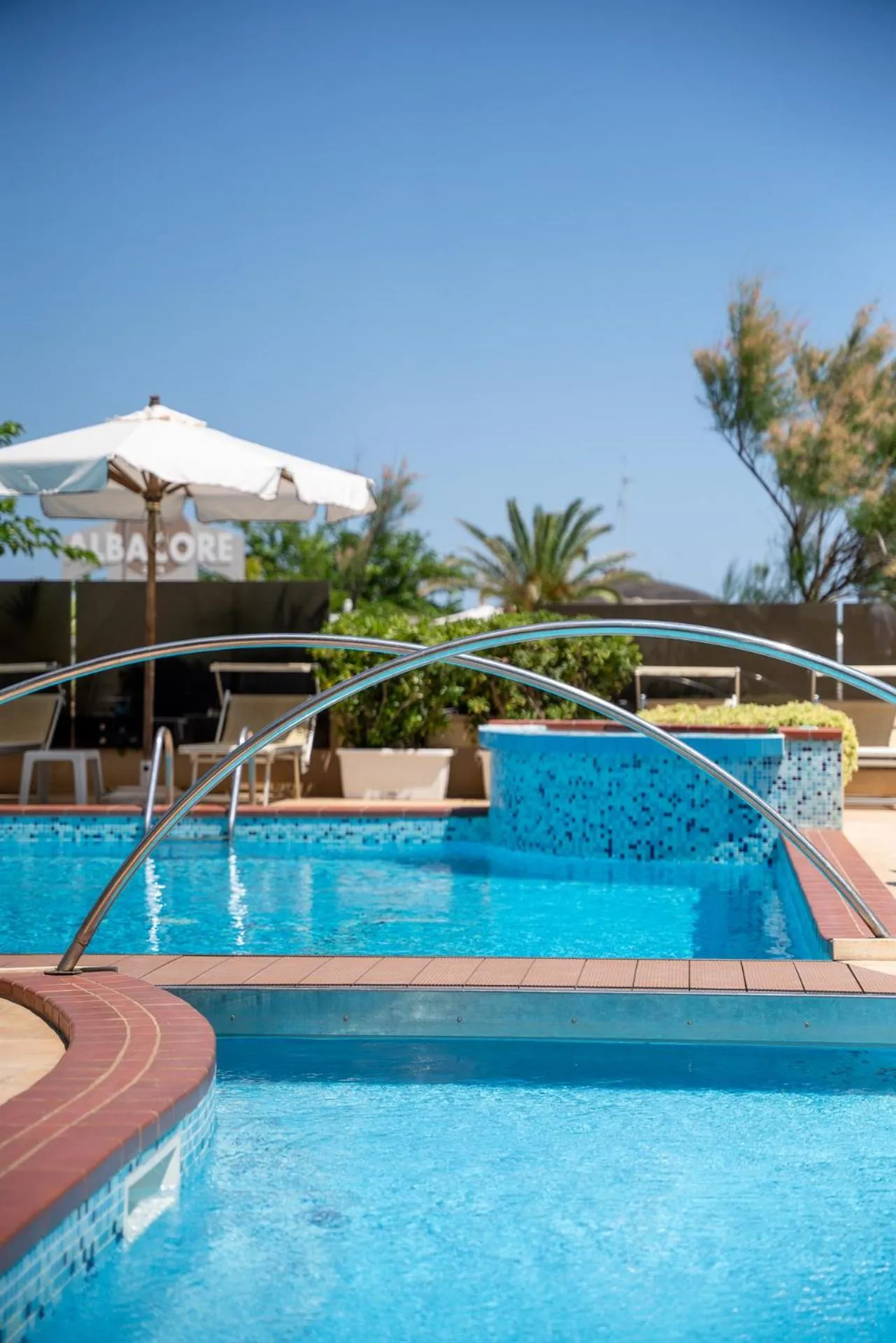 Swimming pool in Hotel Mazzanti