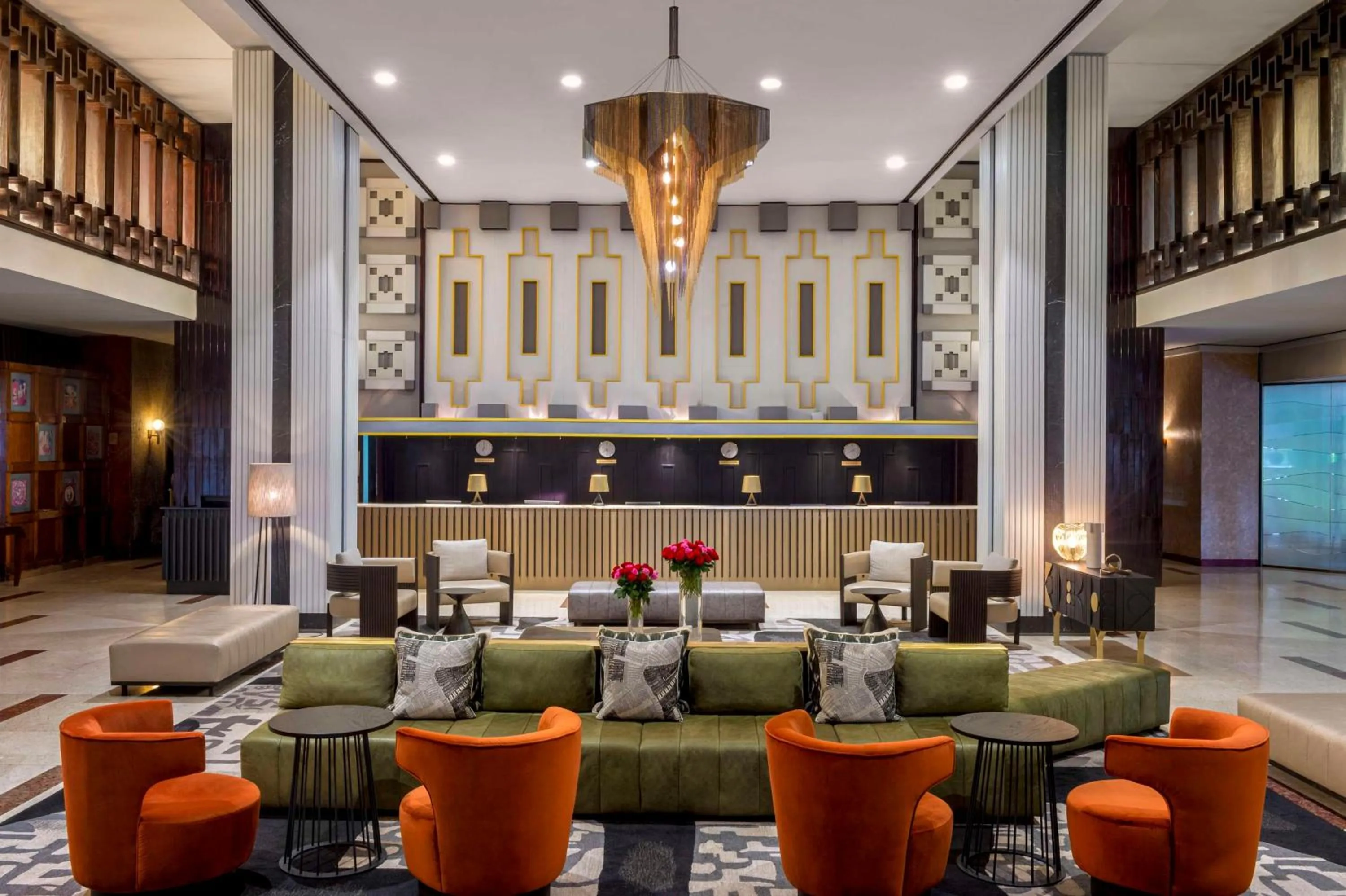 Lobby or reception in Hilton Addis Ababa