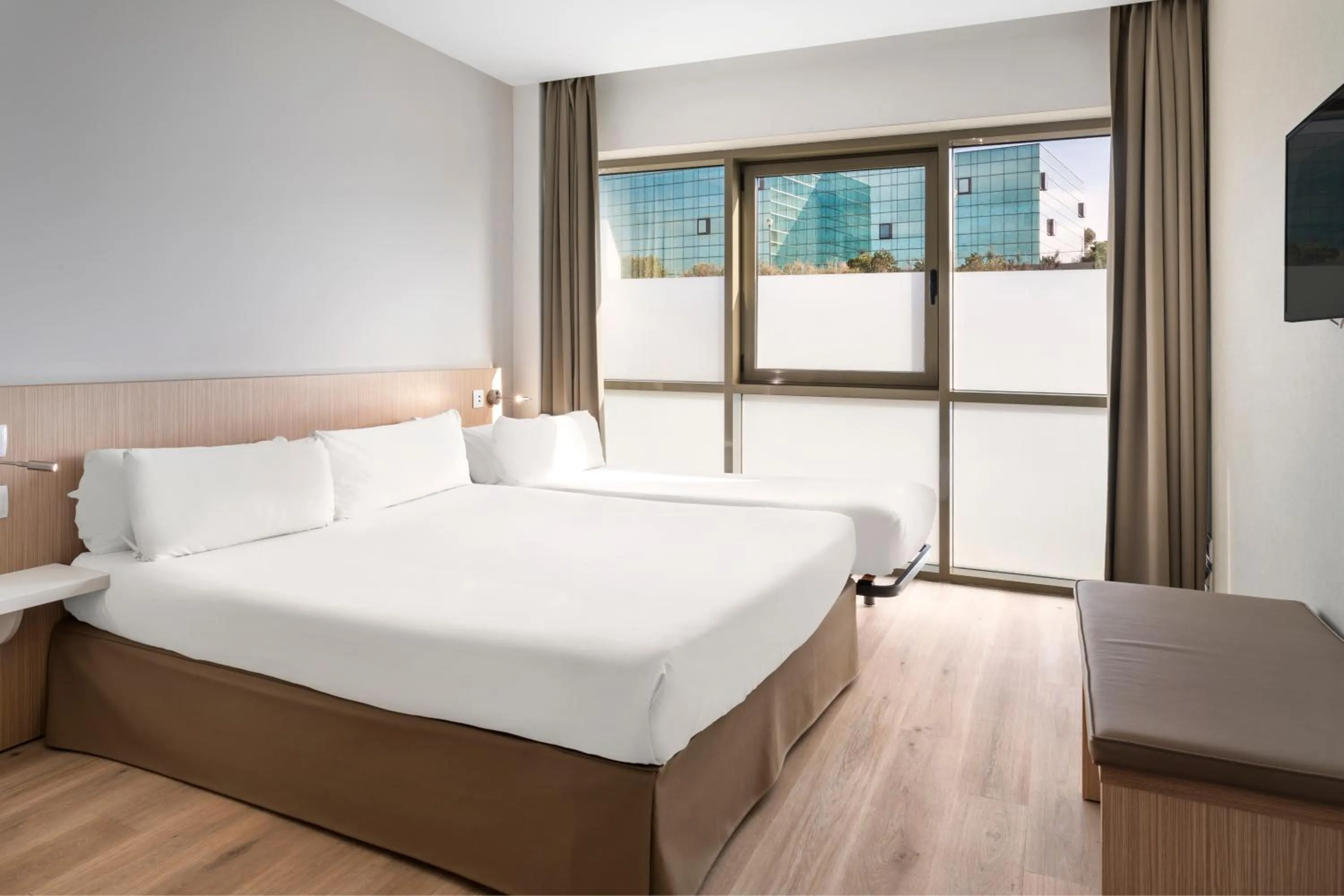 Bed in B&B HOTEL Barcelona Sant Cugat