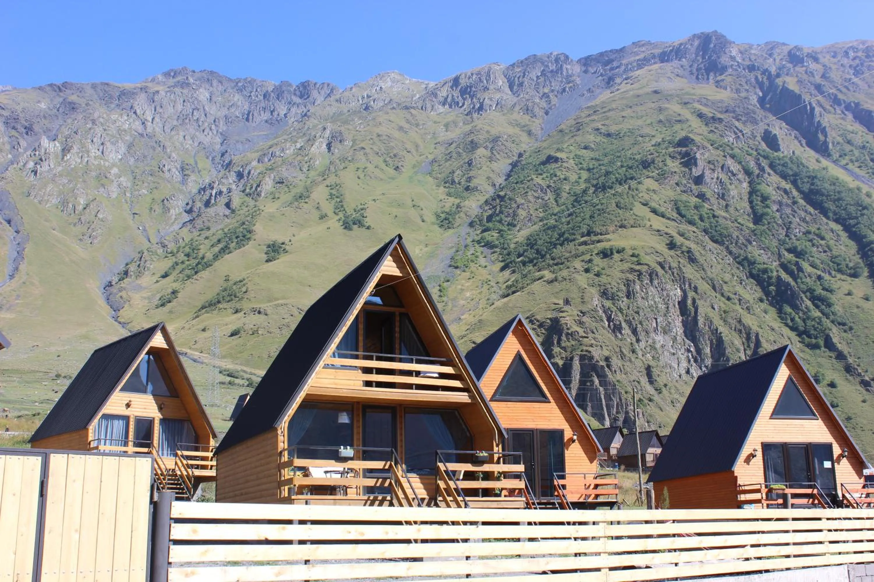 Property building in Kazbegi Folk Cottages