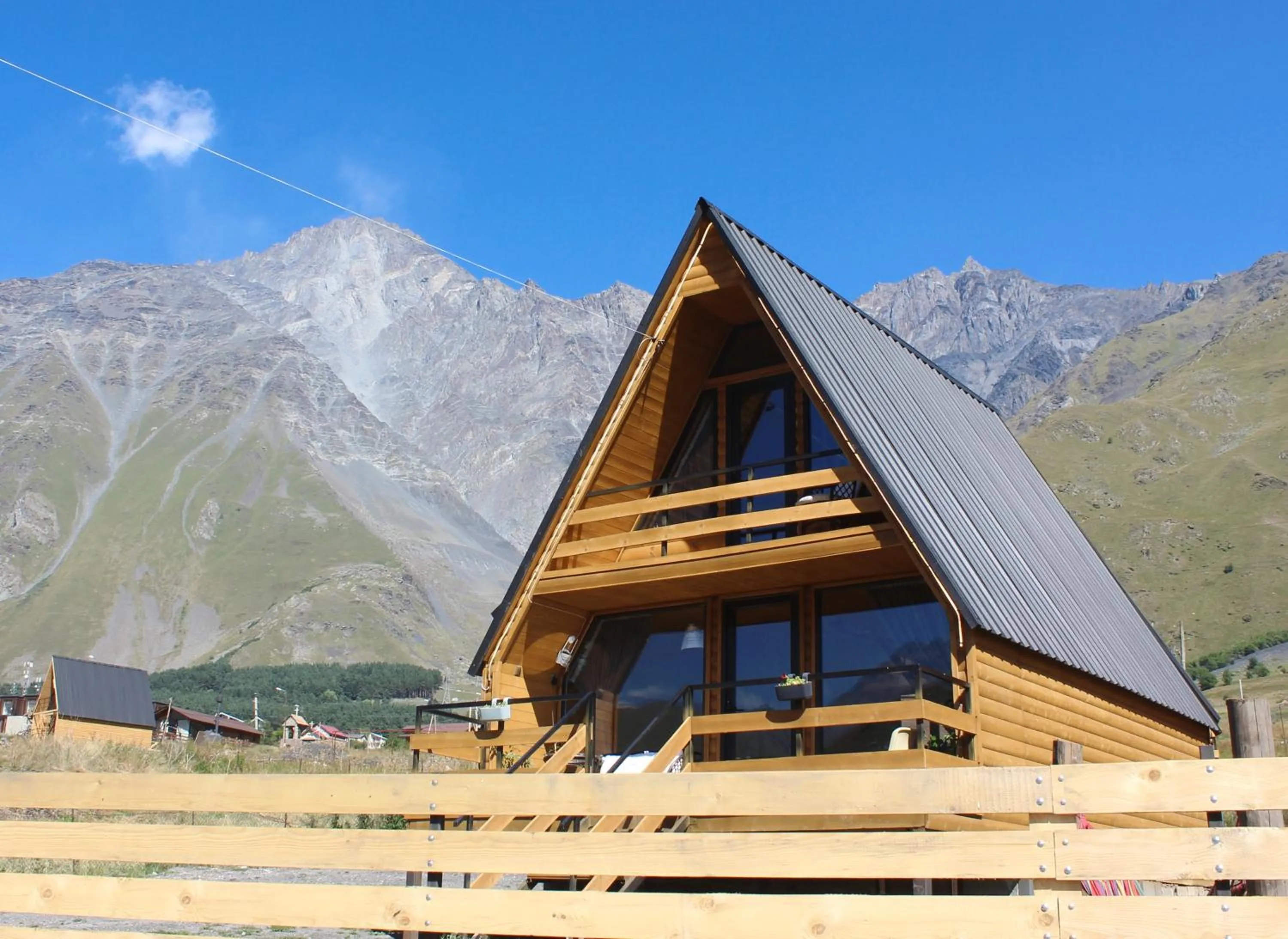 Property building in Kazbegi Folk Cottages