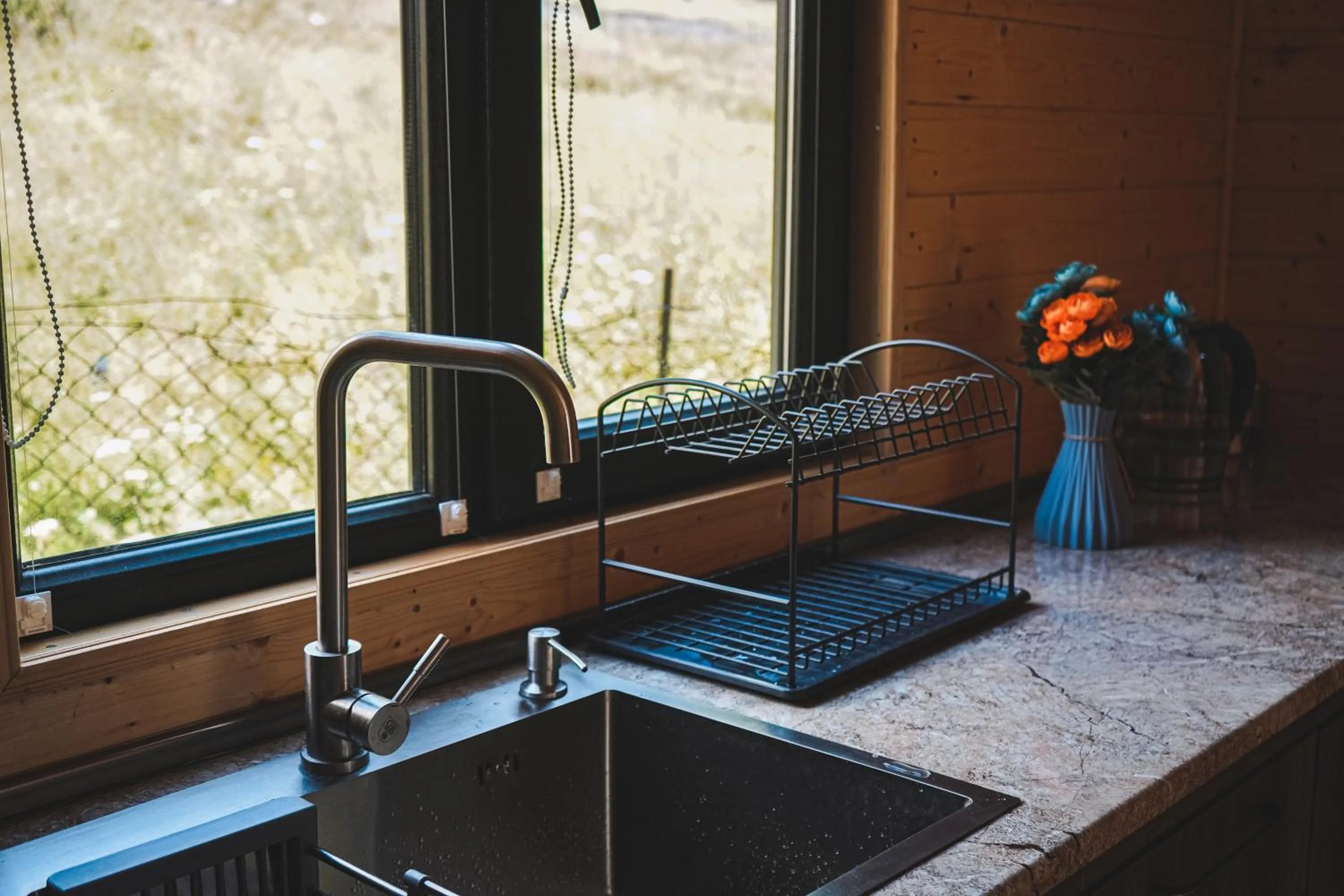 kitchen in Kazbegi Folk Cottages