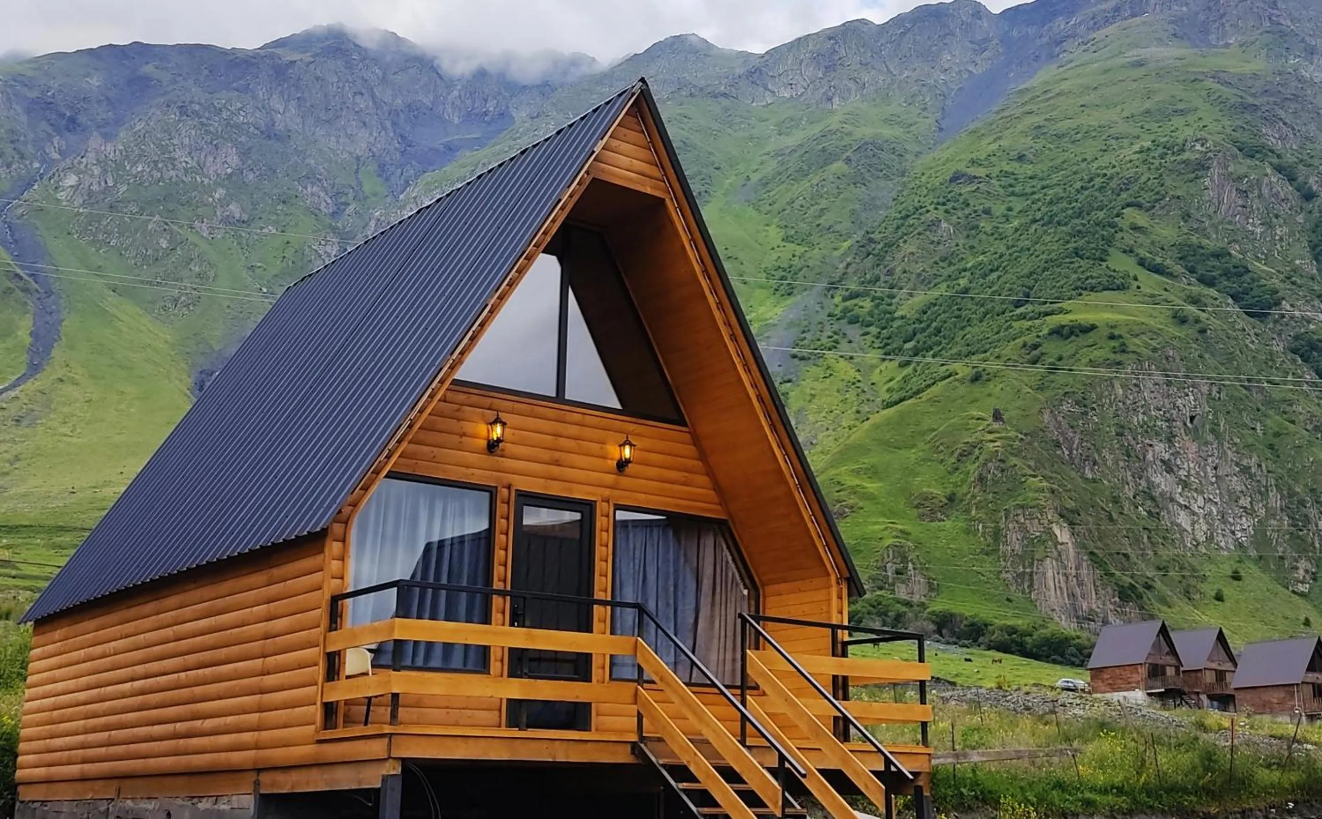 Property building in Kazbegi Folk Cottages