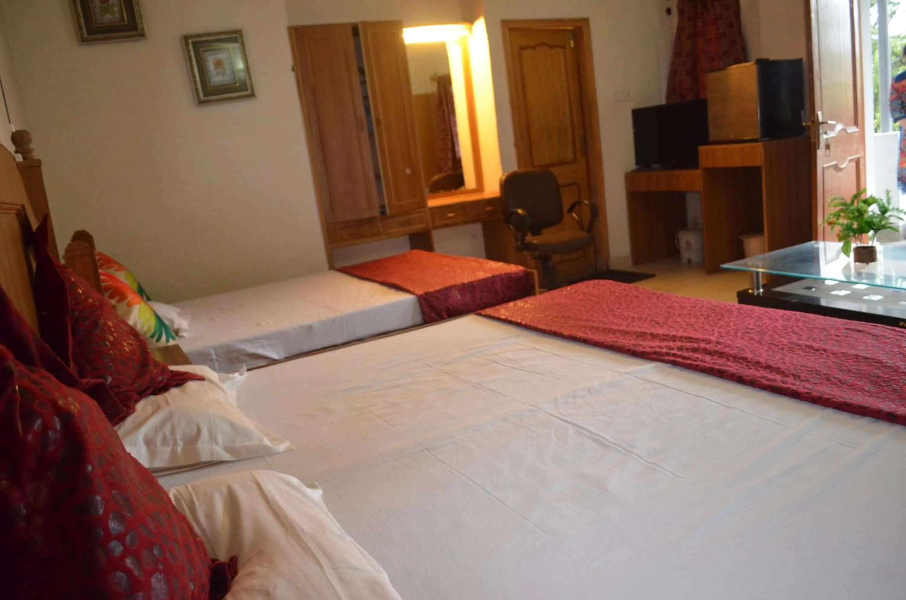 Photo of the whole room, Bed in Hotel Centre Point Resorts Palampur