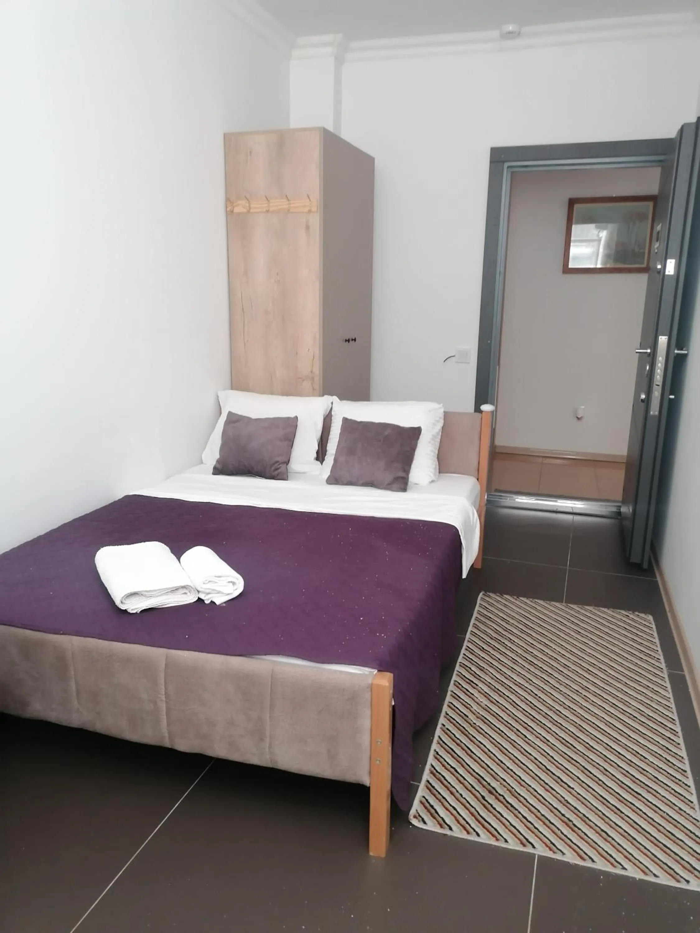 Bed in Hotel City Rooms Prishtina