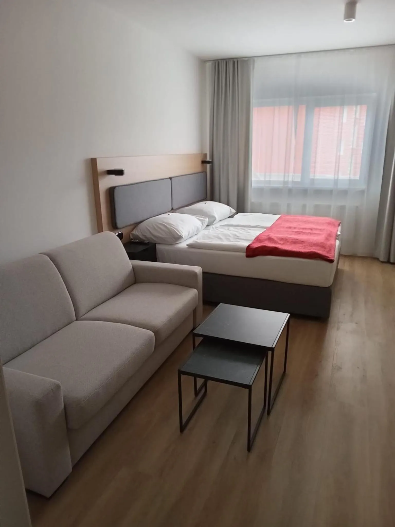 Bed in Hotel Kapitol