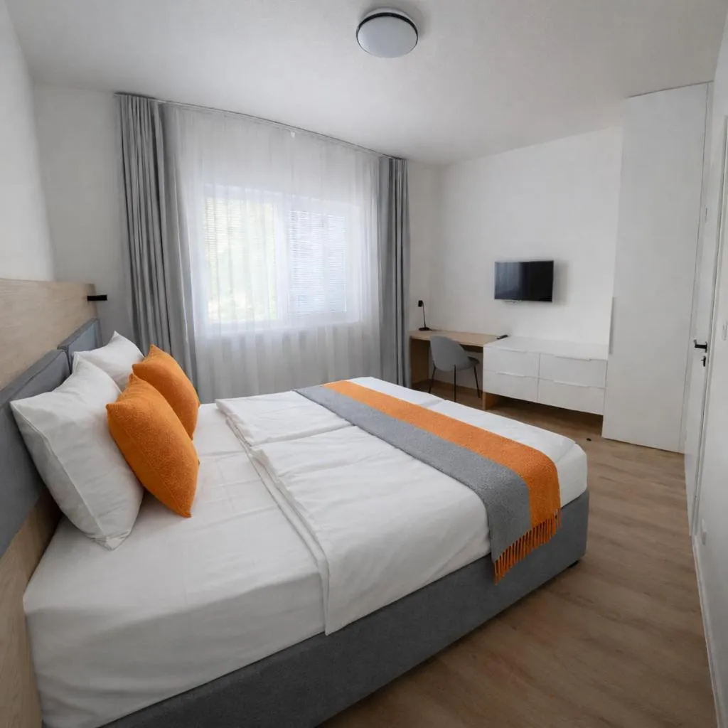 Bed in Hotel Kapitol